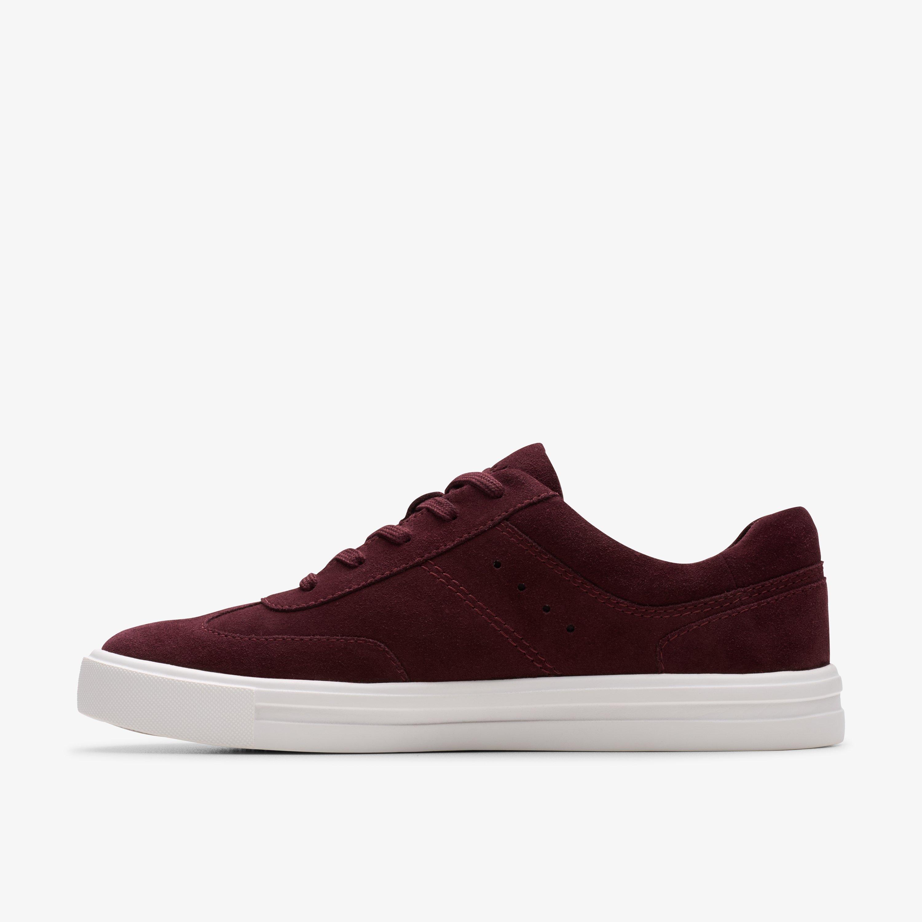 Makea Court Burgundy Suede