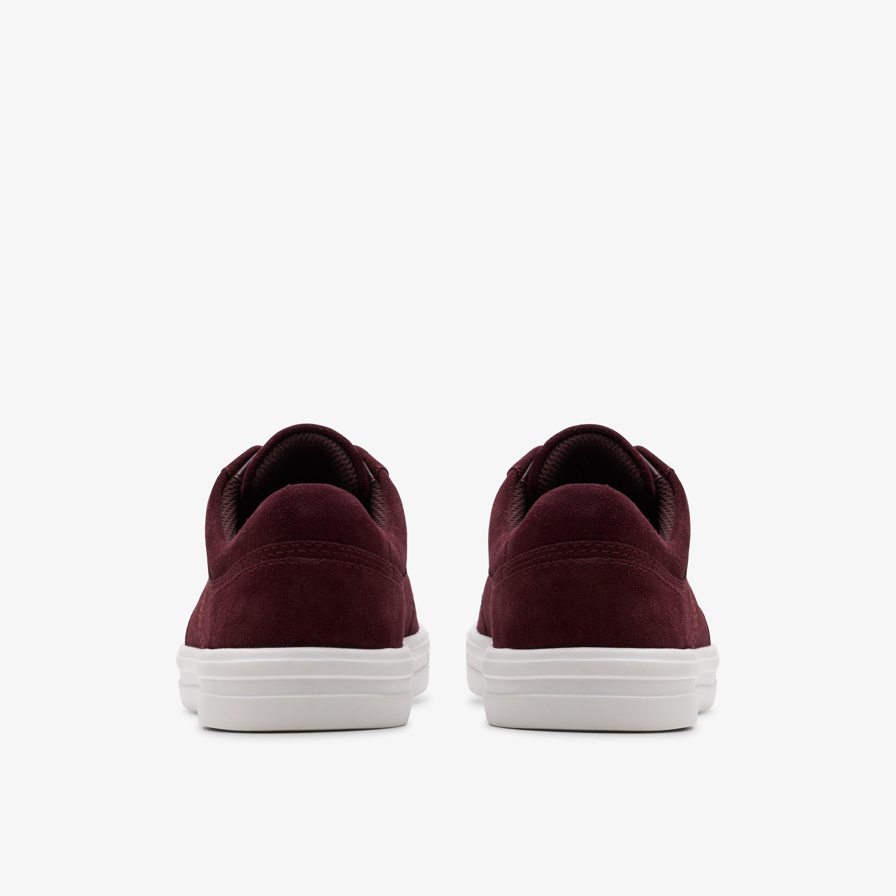 Makea Court Burgundy Suede