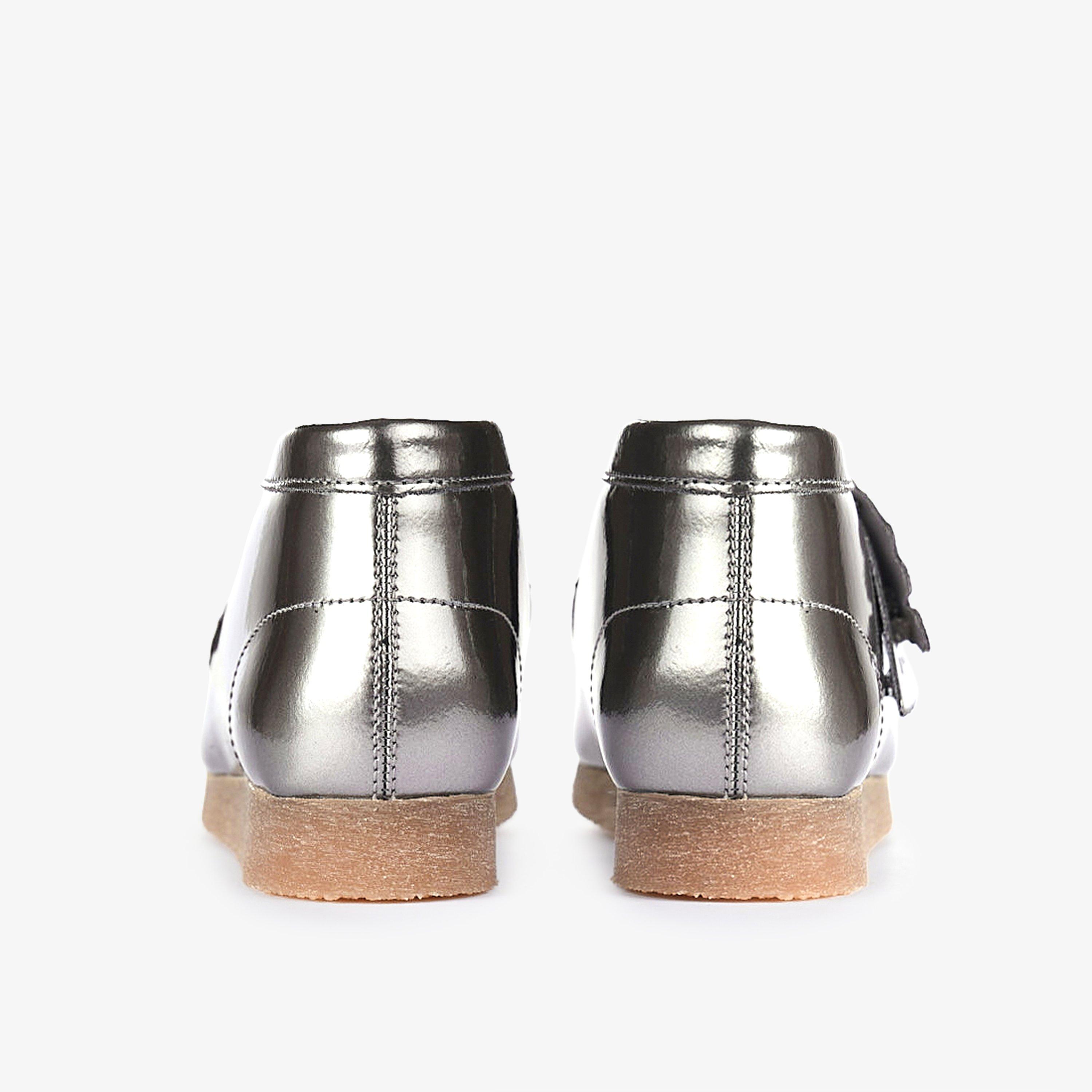 Wallabee Boot Kid — Silver