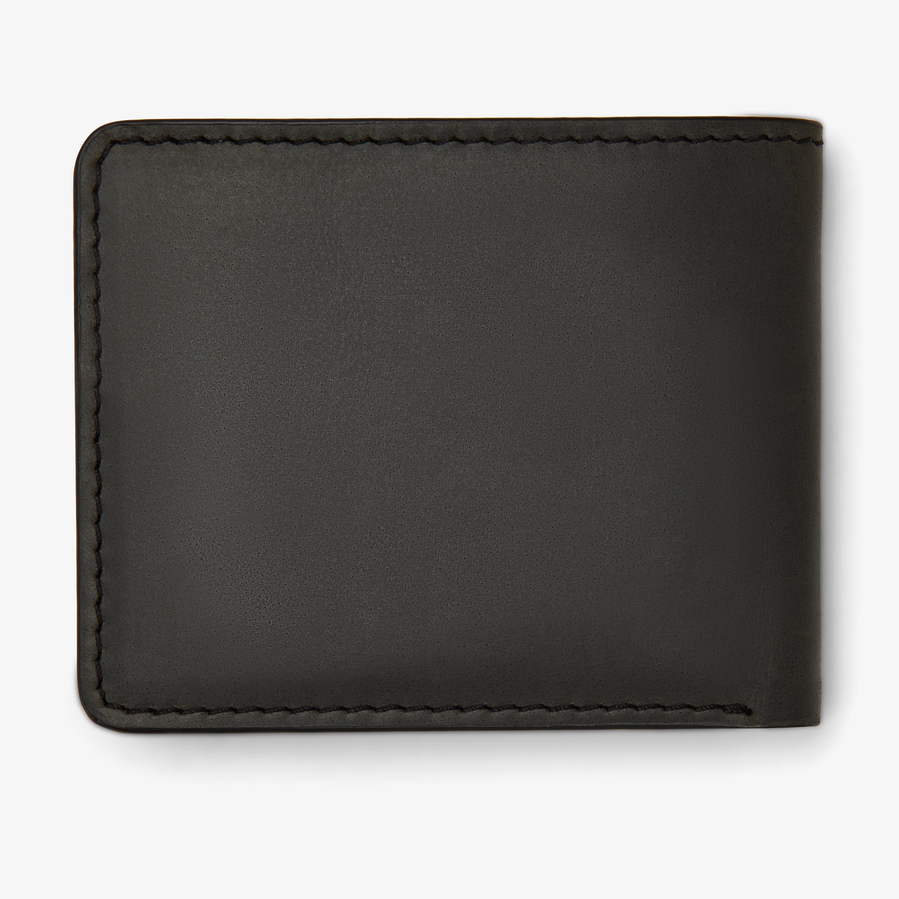 Premium Leather Wallet — Black