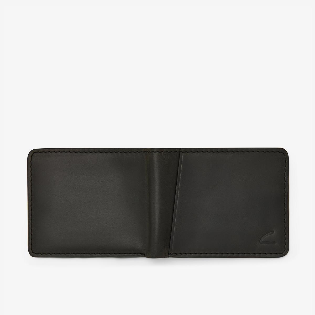 Premium Leather Wallet — Black