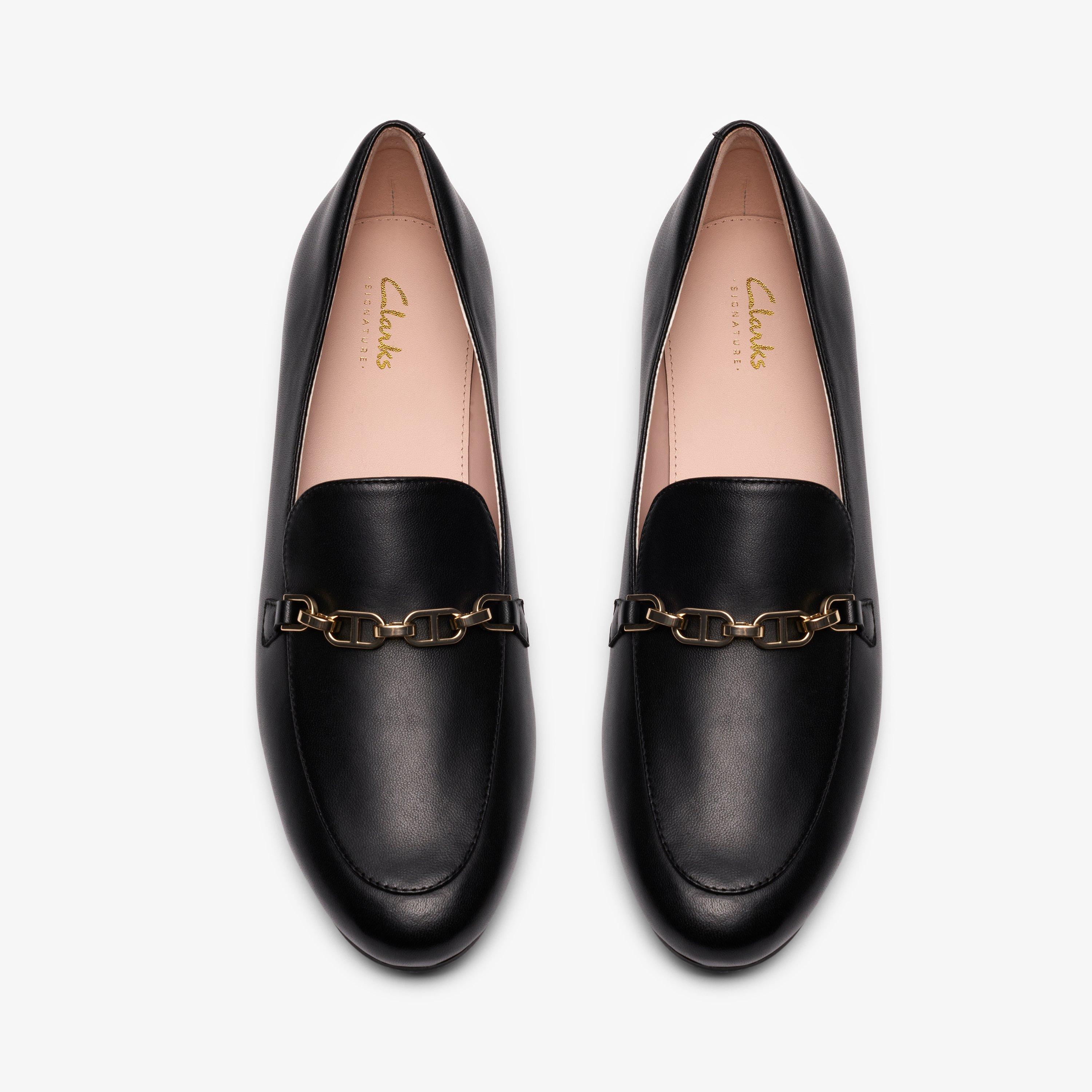 Tamna Iris Black Leather