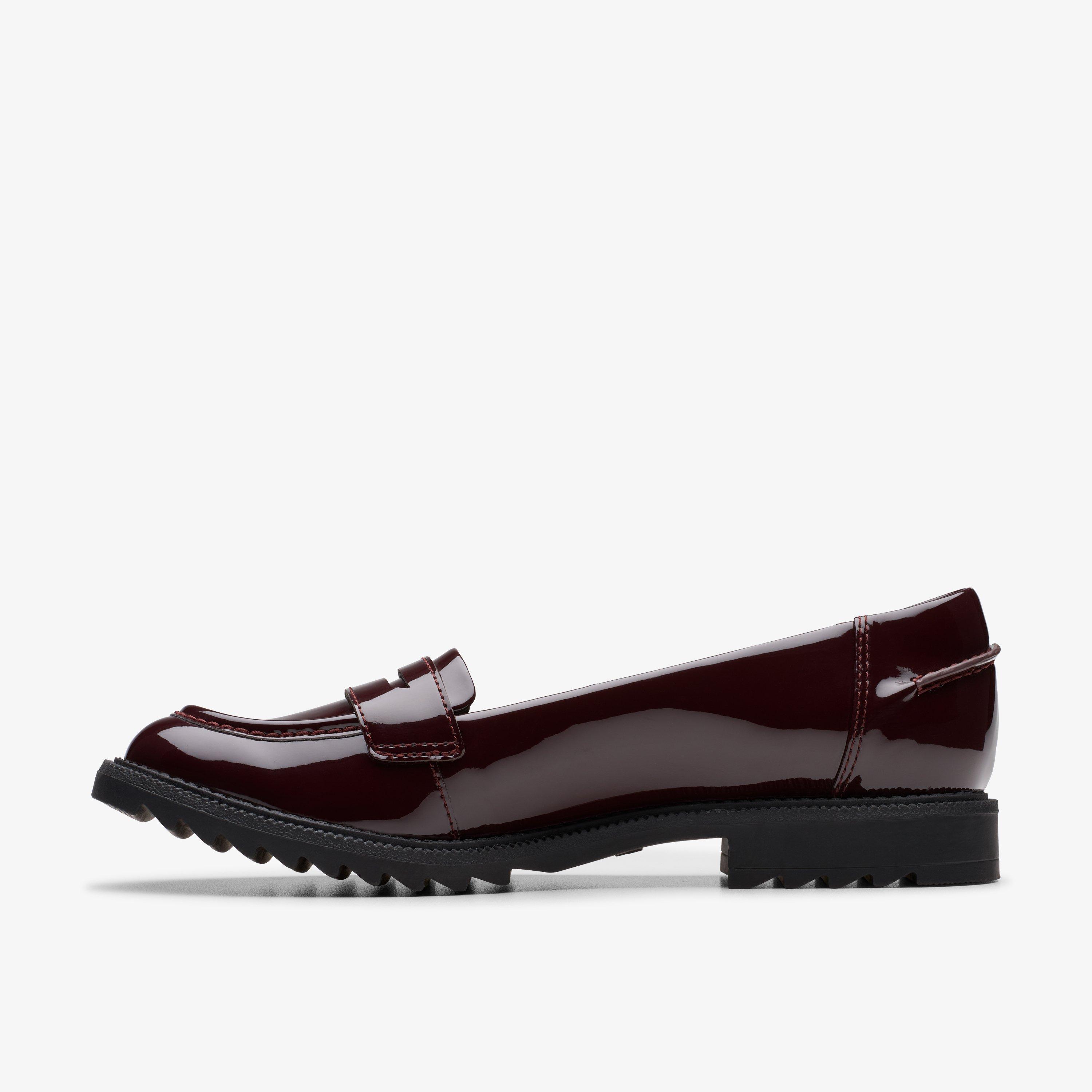 Griffin Milly Burgundy Loafers Slip Ons, view 2 of 6