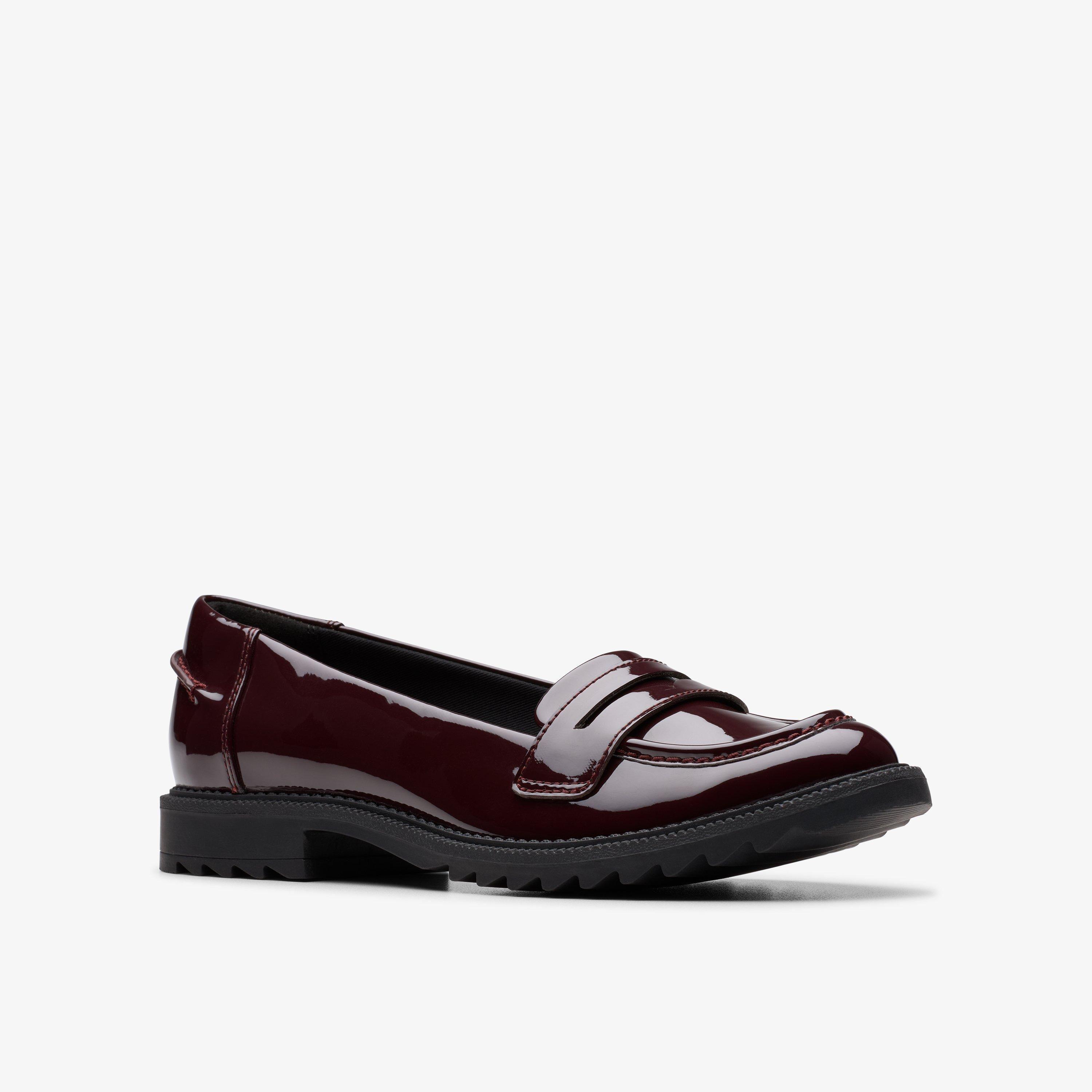 Griffin Milly Burgundy Loafers Slip Ons, view 4 of 6