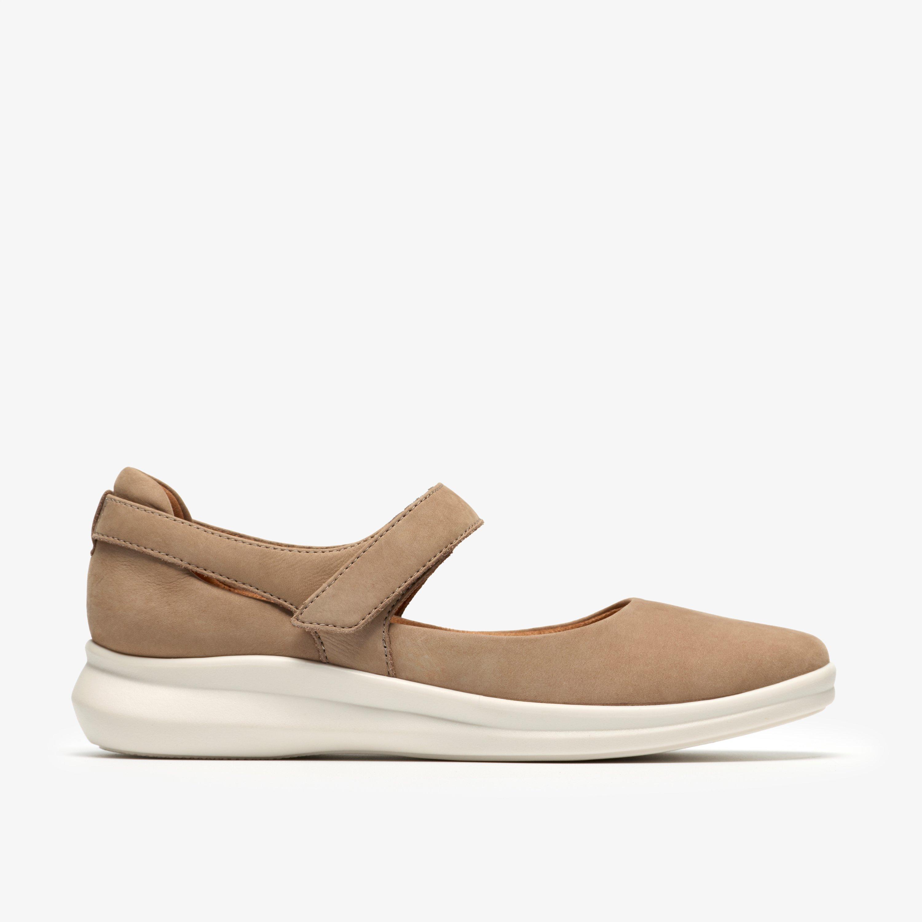 Lynell Strap Taupe Nubuck Mary Jane, view 1 of 6