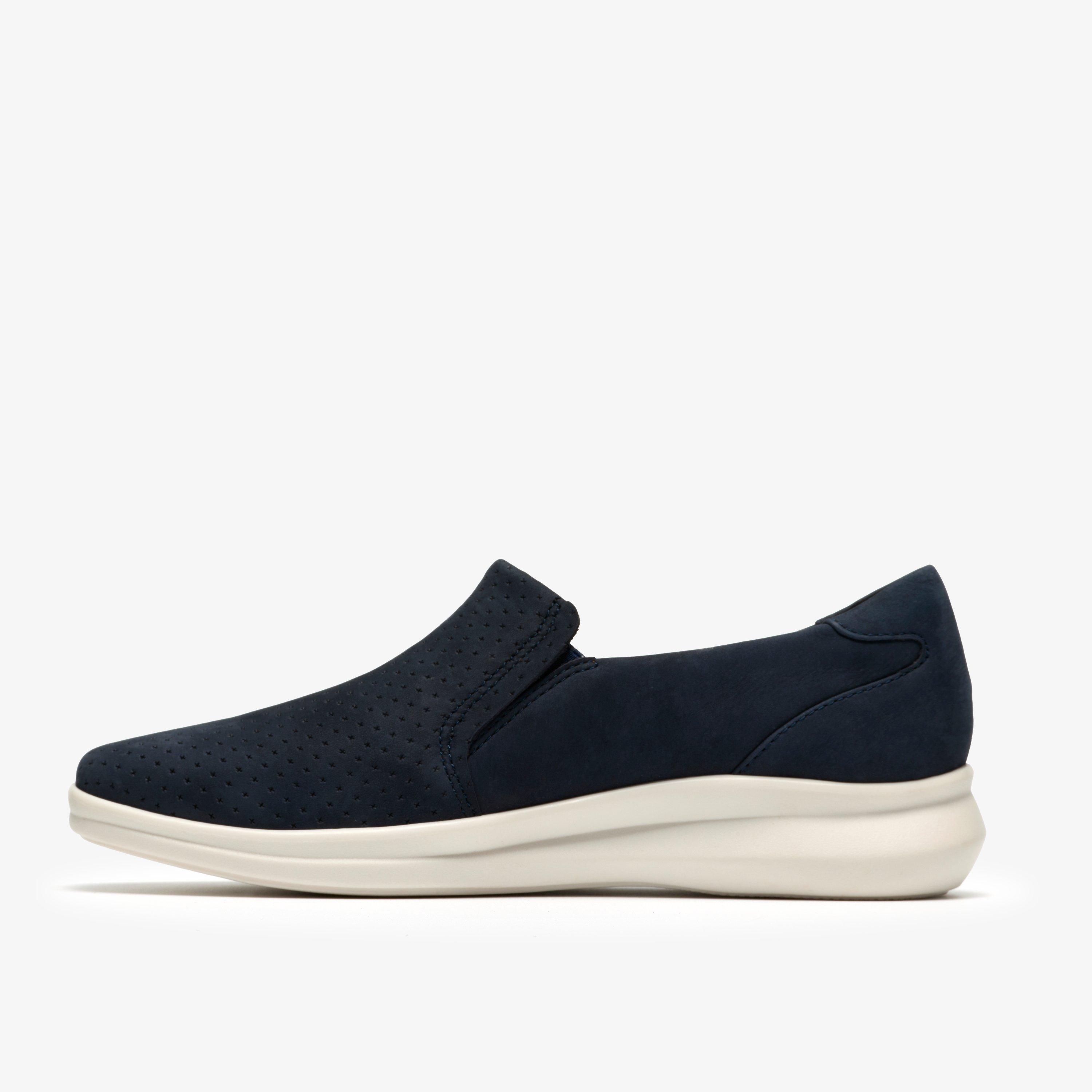 Lynell Sky Navy Nubuck