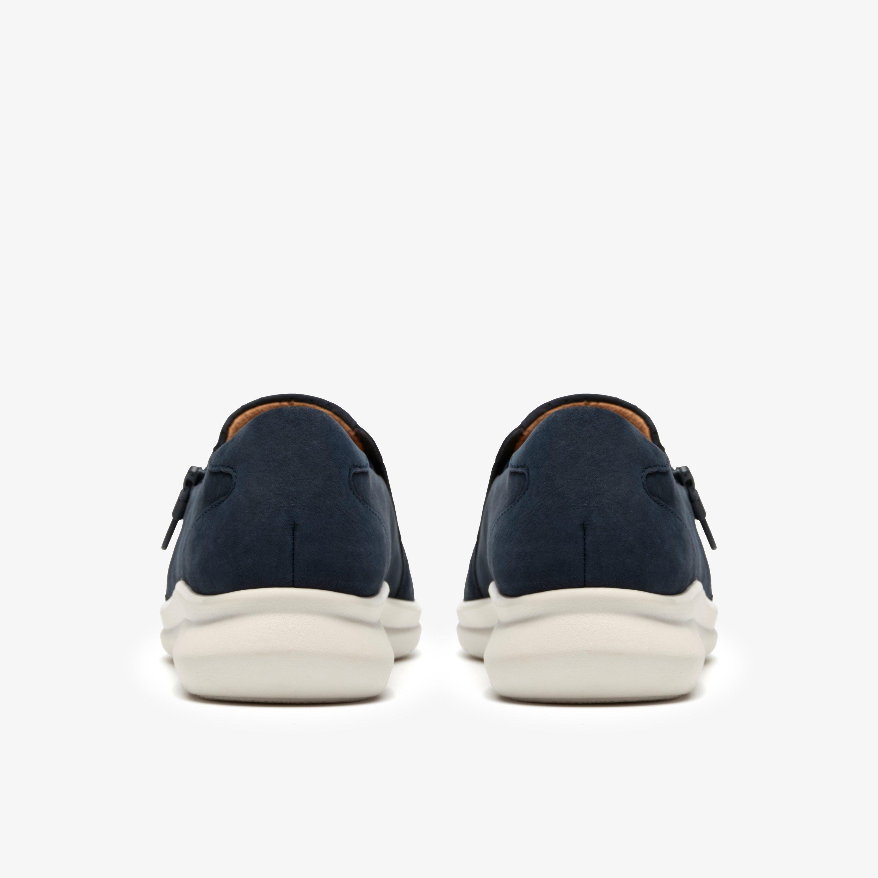Lynell Sky Navy Nubuck