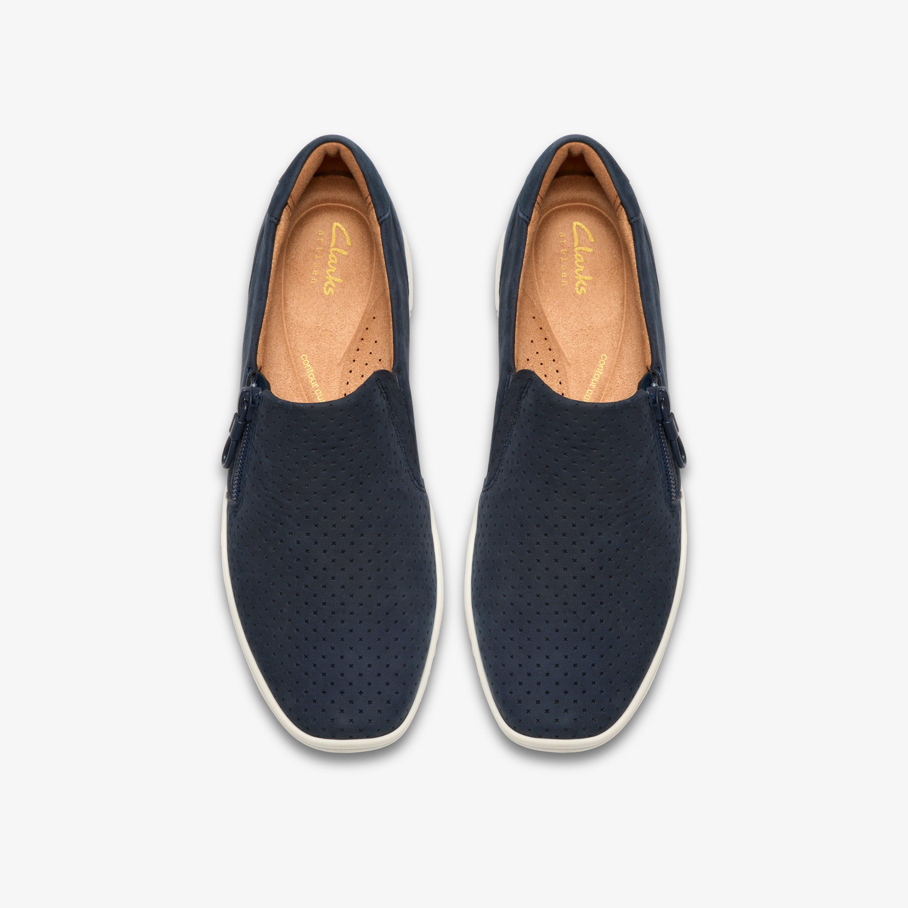 Lynell Sky Navy Nubuck