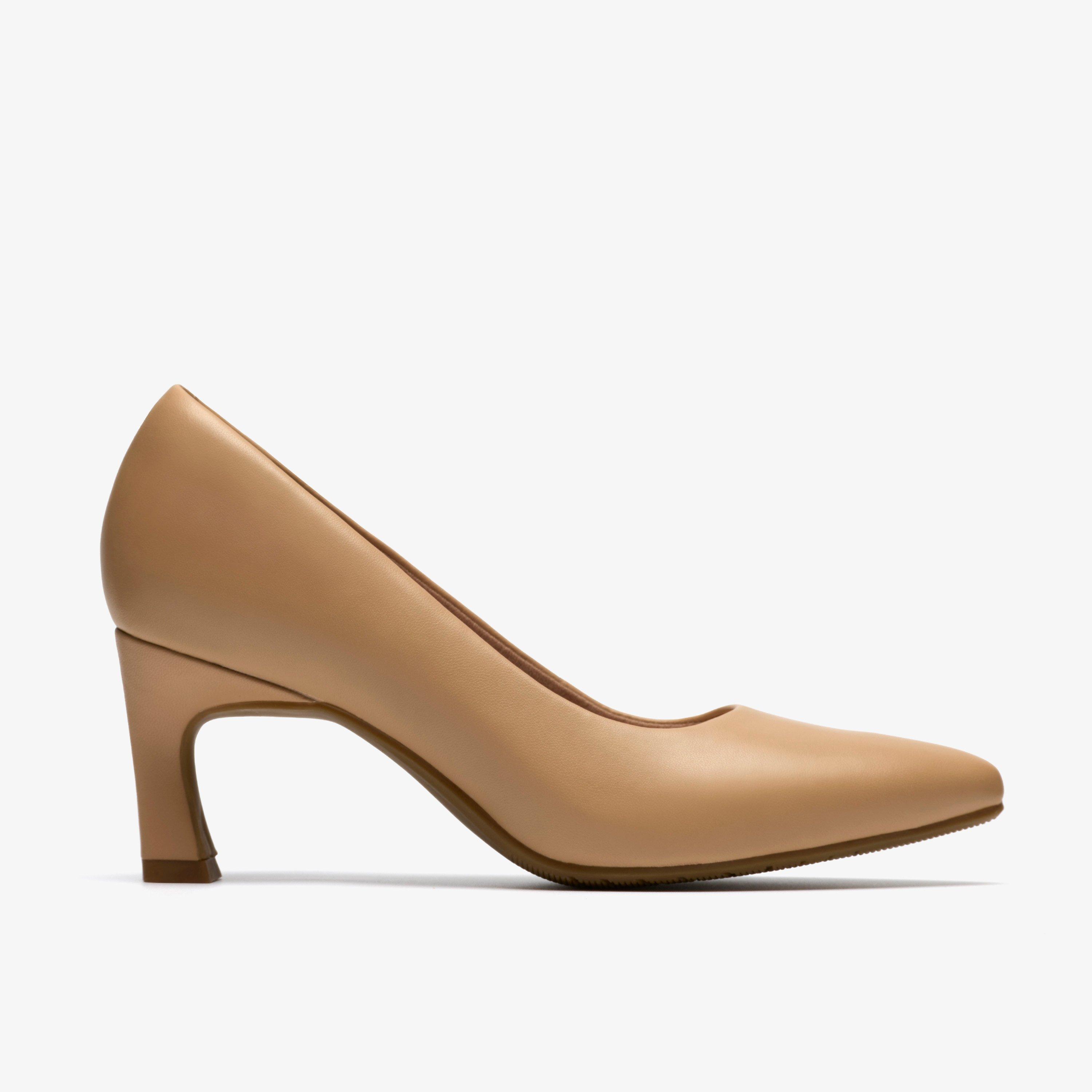 Tammitha Eve Beige Leather Pumps, view 1 of 6