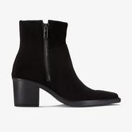 Womens Jesse Zip Black Suede Ankle Boots Boots Clarks UK