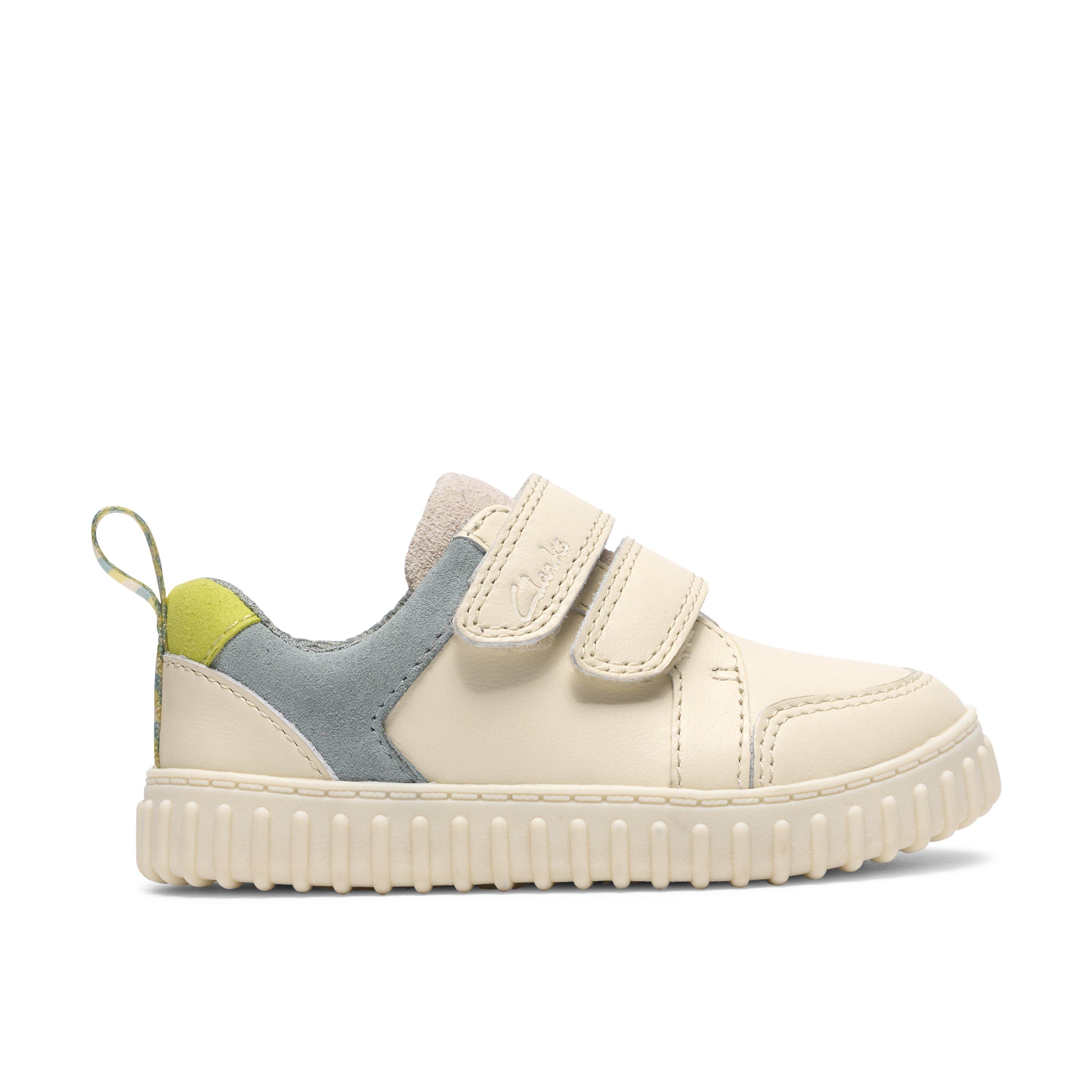 Clarks Children's Beige Leather Cove Pop Toddler