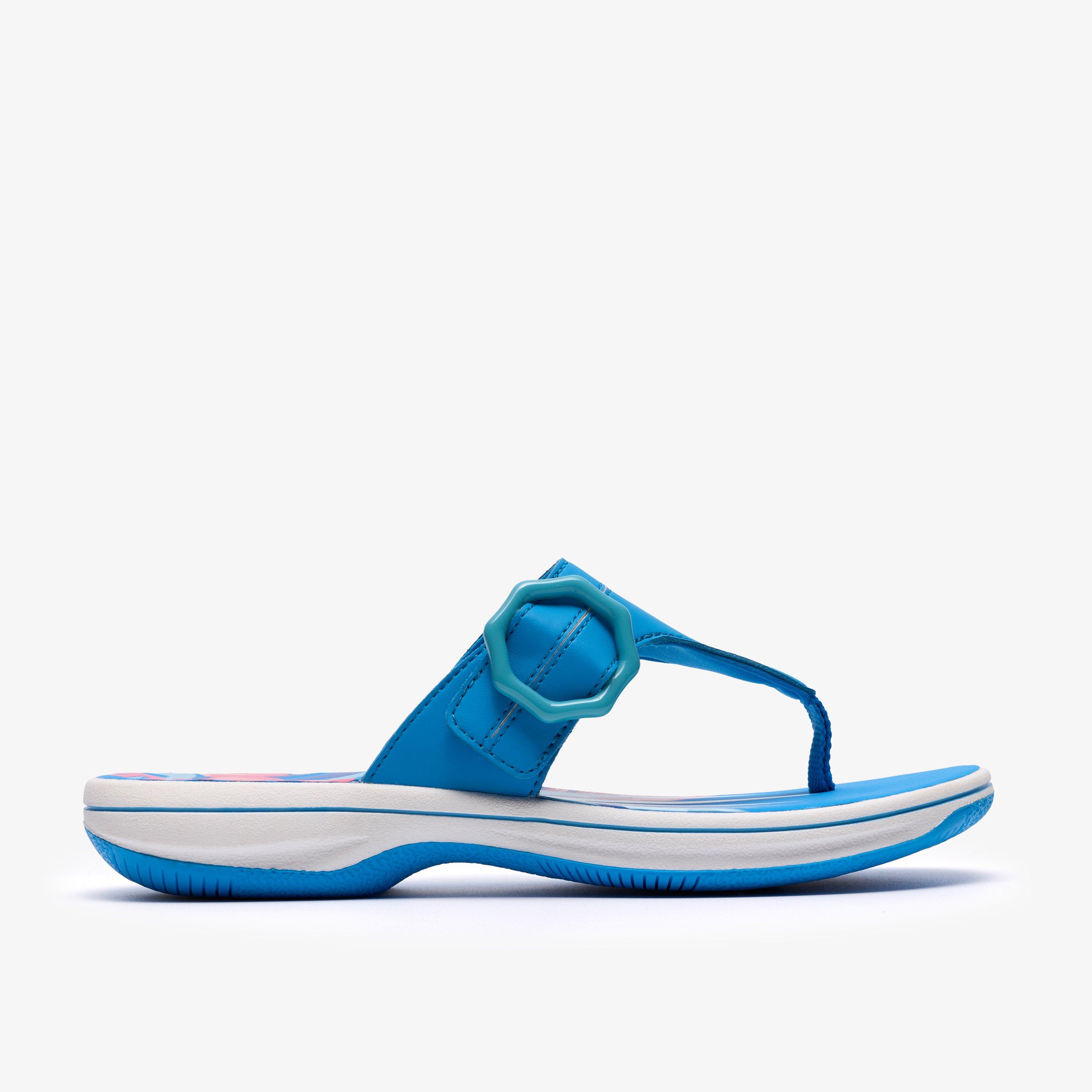 Breeze Cove Bright Blue Flip Flop, view 1 of 6
