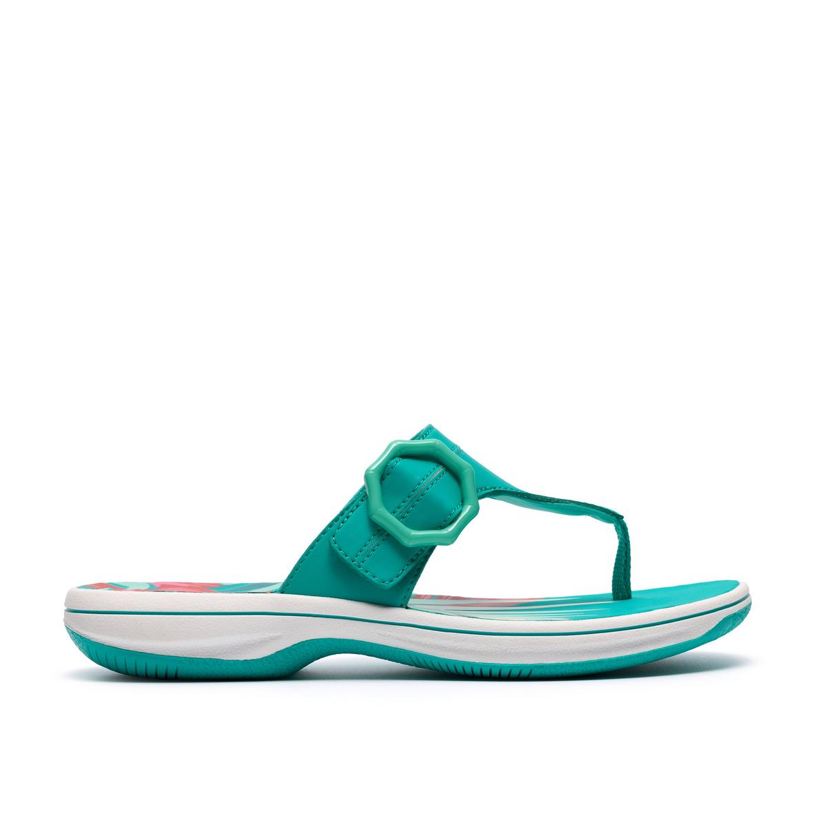 Clarks Cloudsteppers Womens Breeze Cove Flat Sandals,Flip Flops