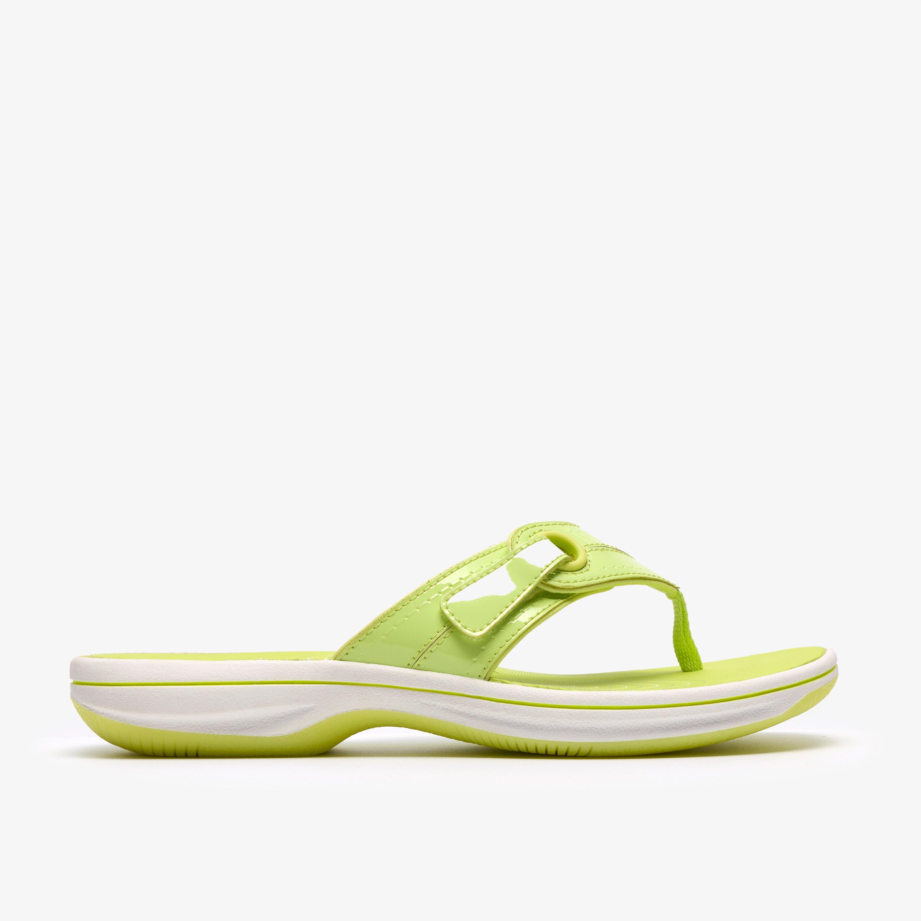 Breeze Reyna Lime Flip Flops, view 1 of 6