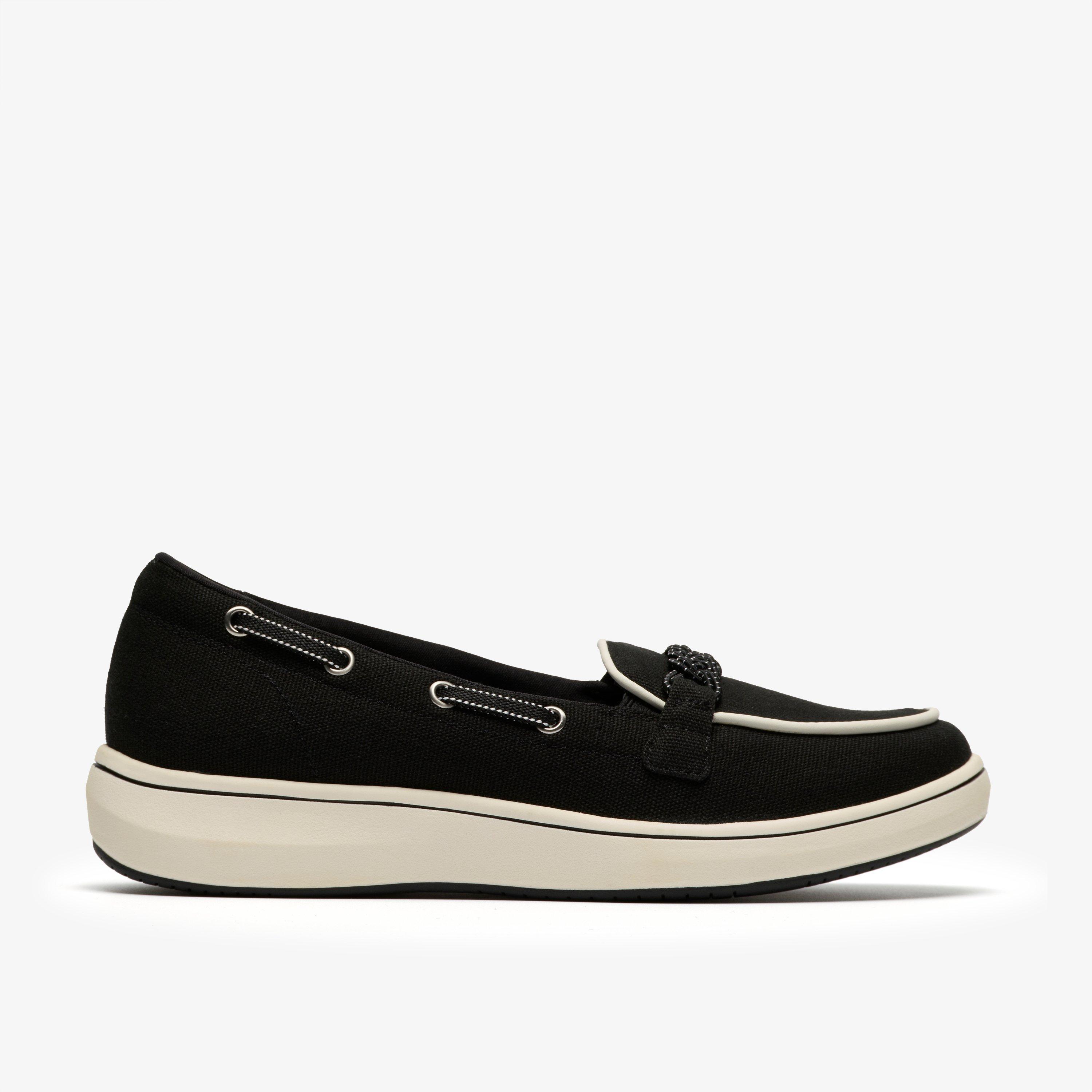 BreezeSky Bay Black Canvas Loafers, view 1 of 6