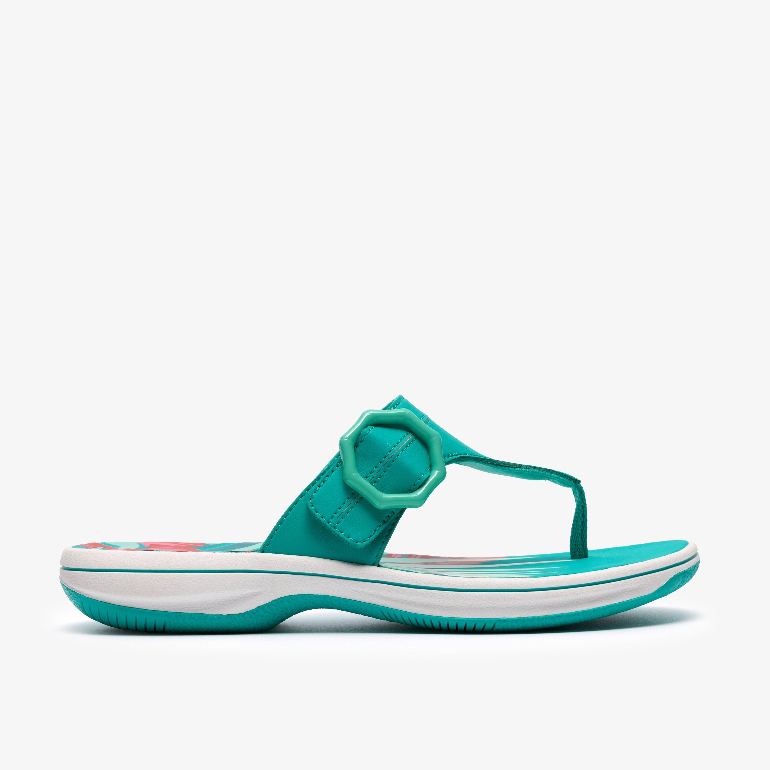 Brinkley Cove Jade Flip Flop Flat Sandals, view 1 of 6