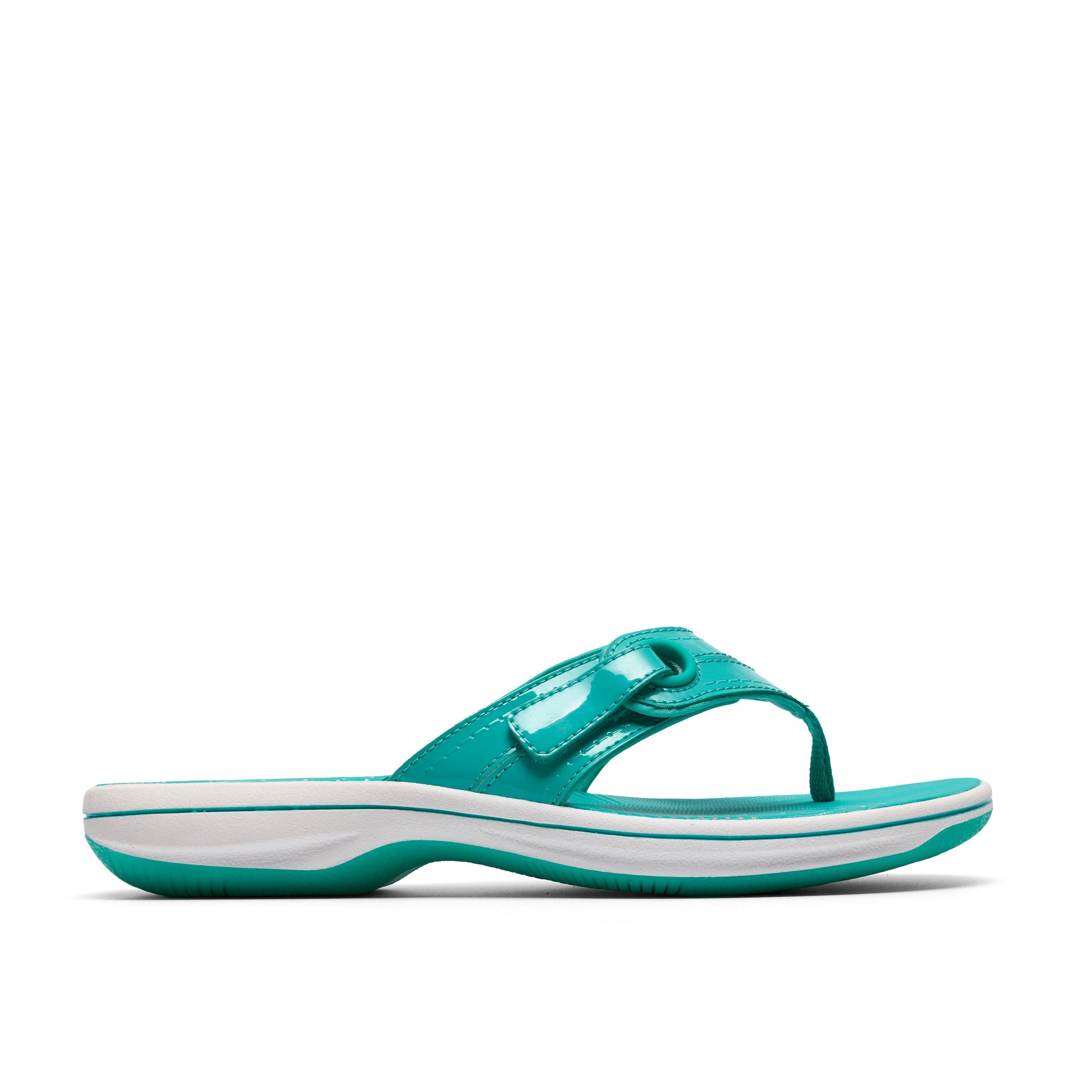 Clarks Cloudsteppers Women's Green Synthetic Brinkley Reyna