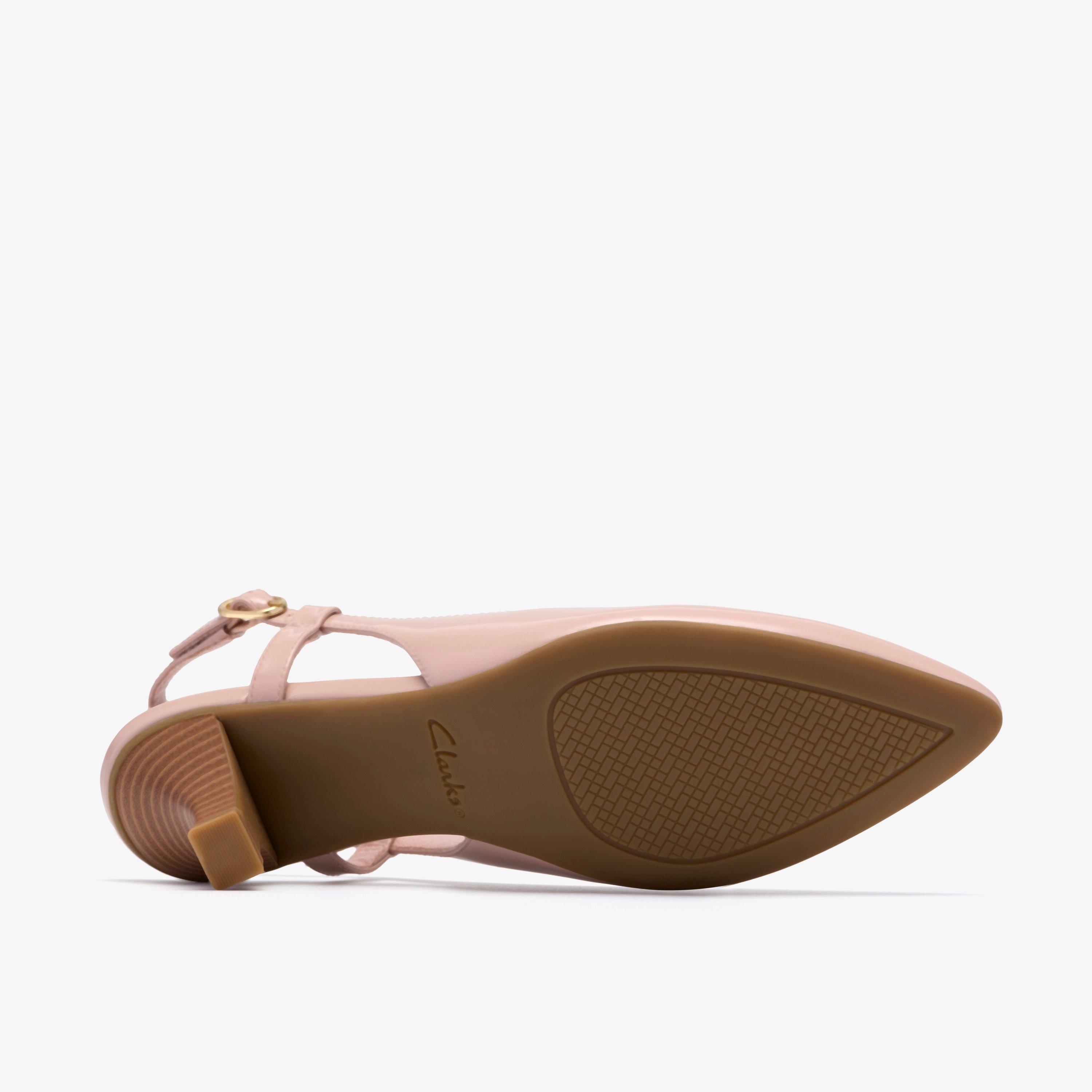 Kepley Lane Light Pink Leather Heels Sling Back, view 3 of 6