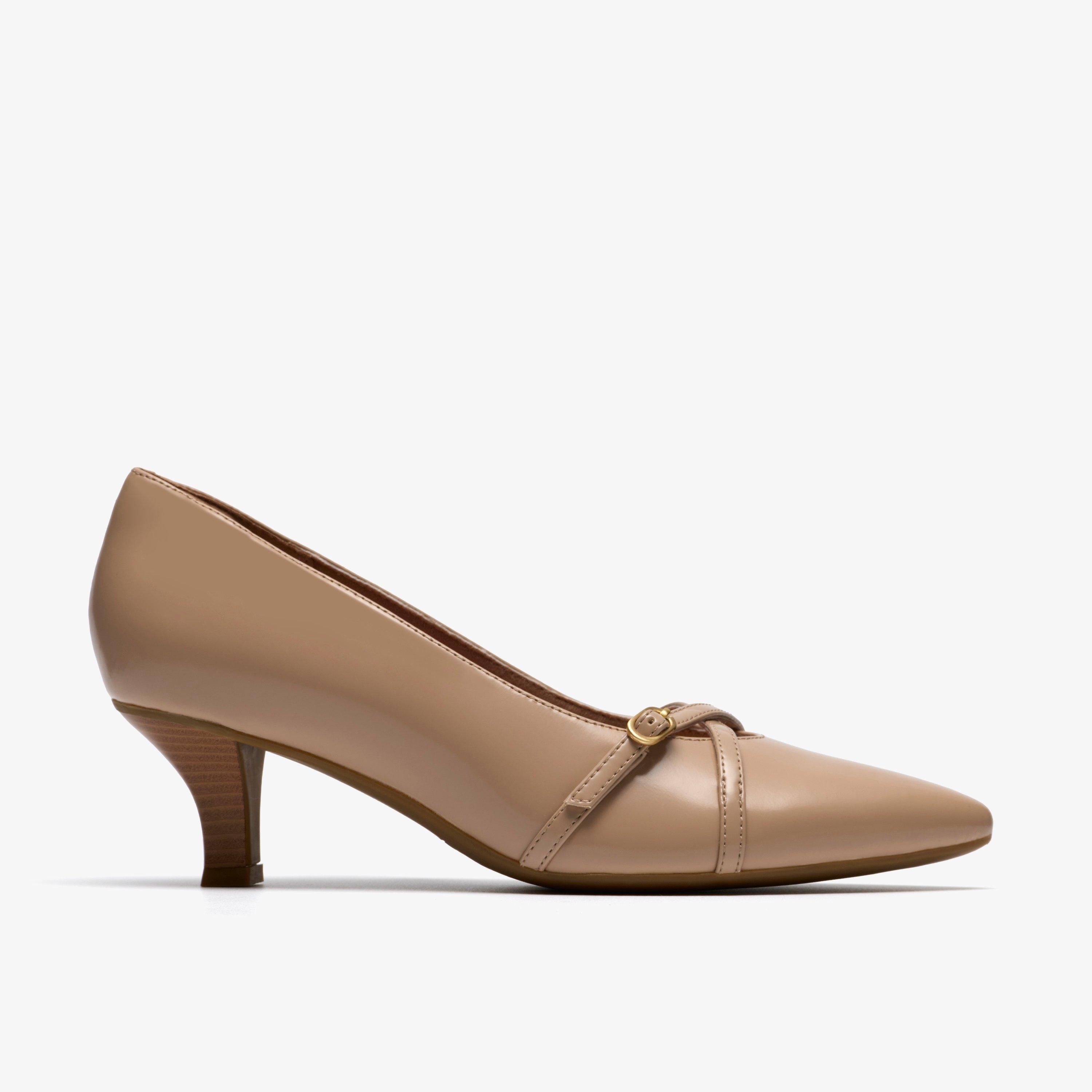 Kepley Star Beige Leather Heels, view 1 of 6