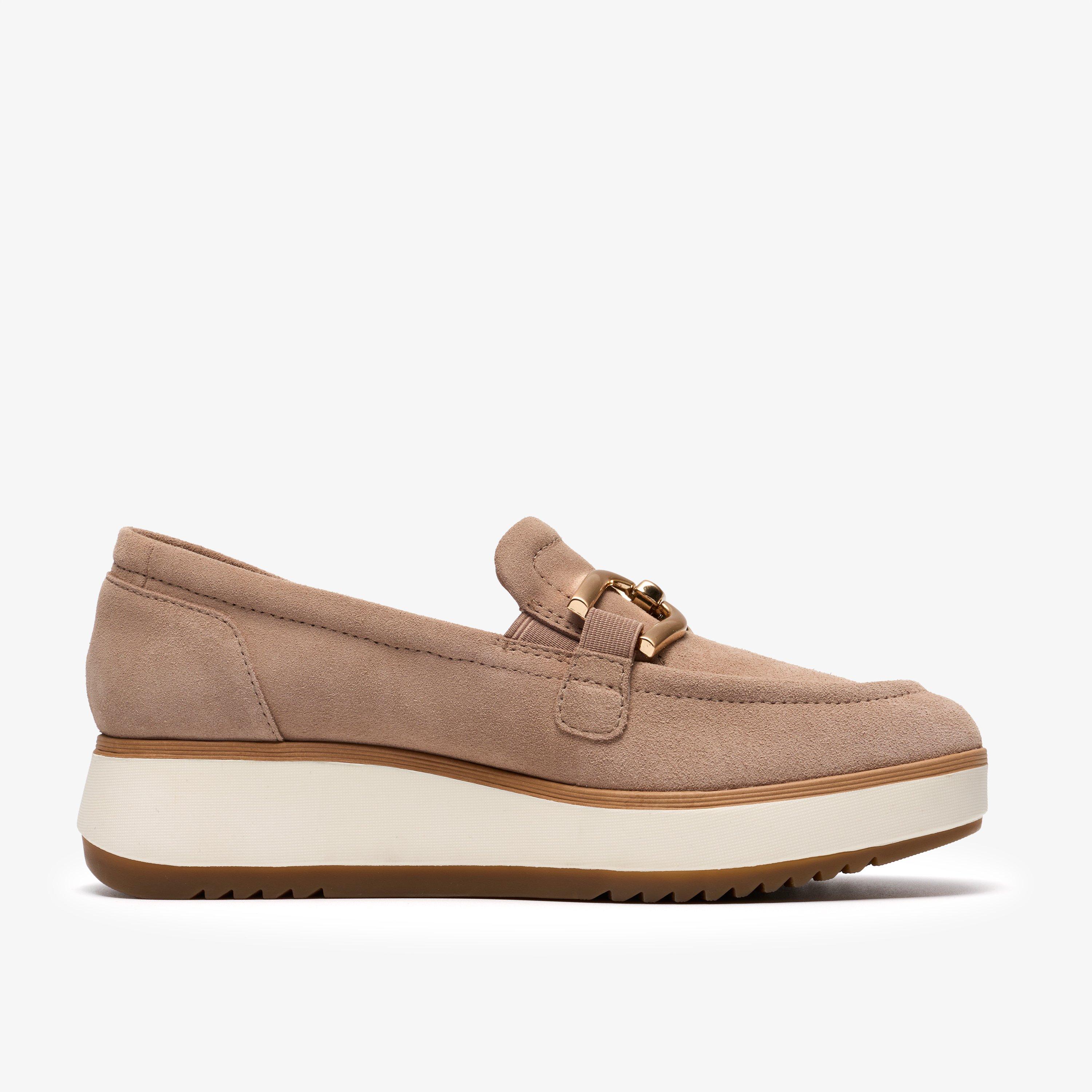 Zylah Top Taupe Suede Slip Ons Loafers, view 1 of 6