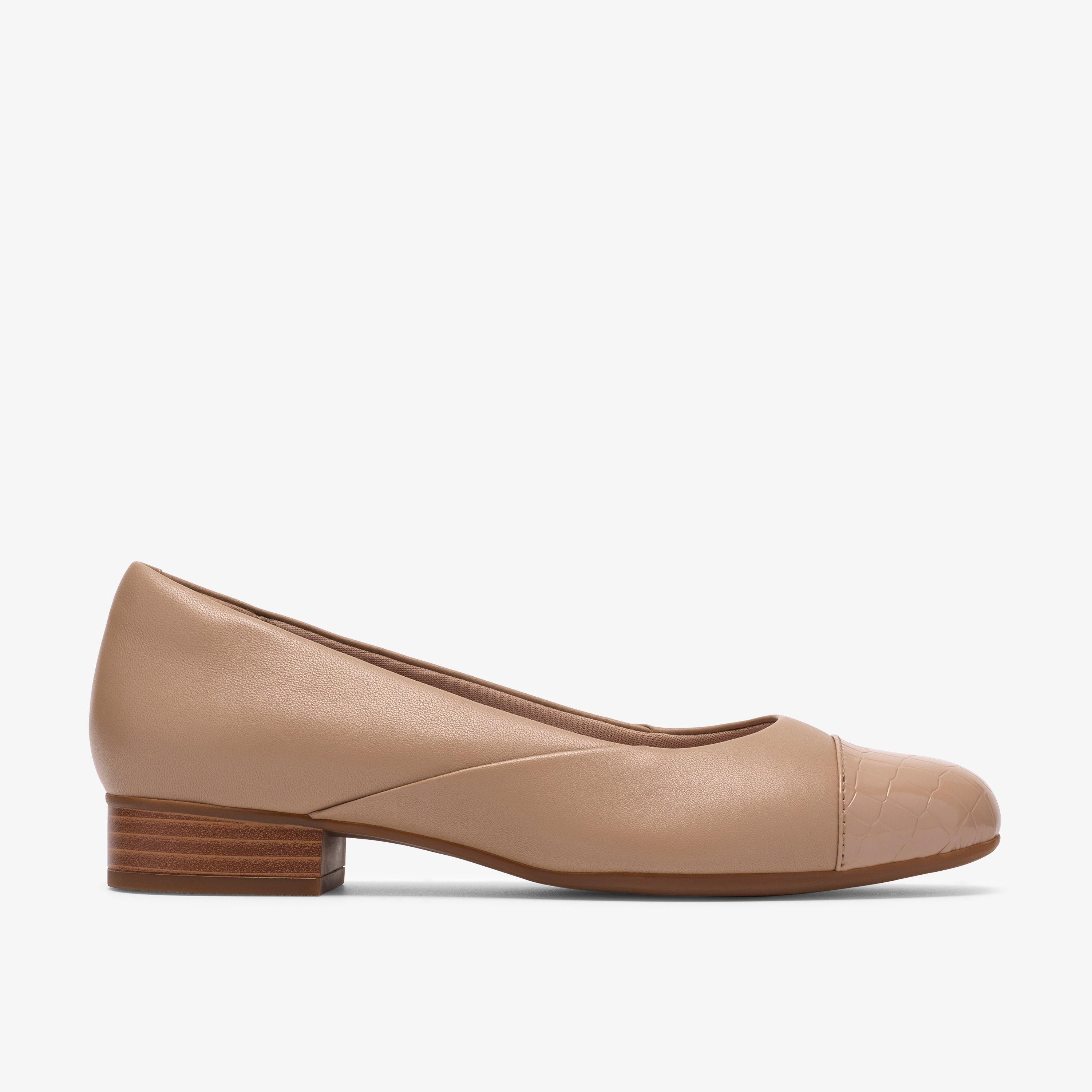 Juliet Rise Taupe Leather Slip Ons, view 1 of 6