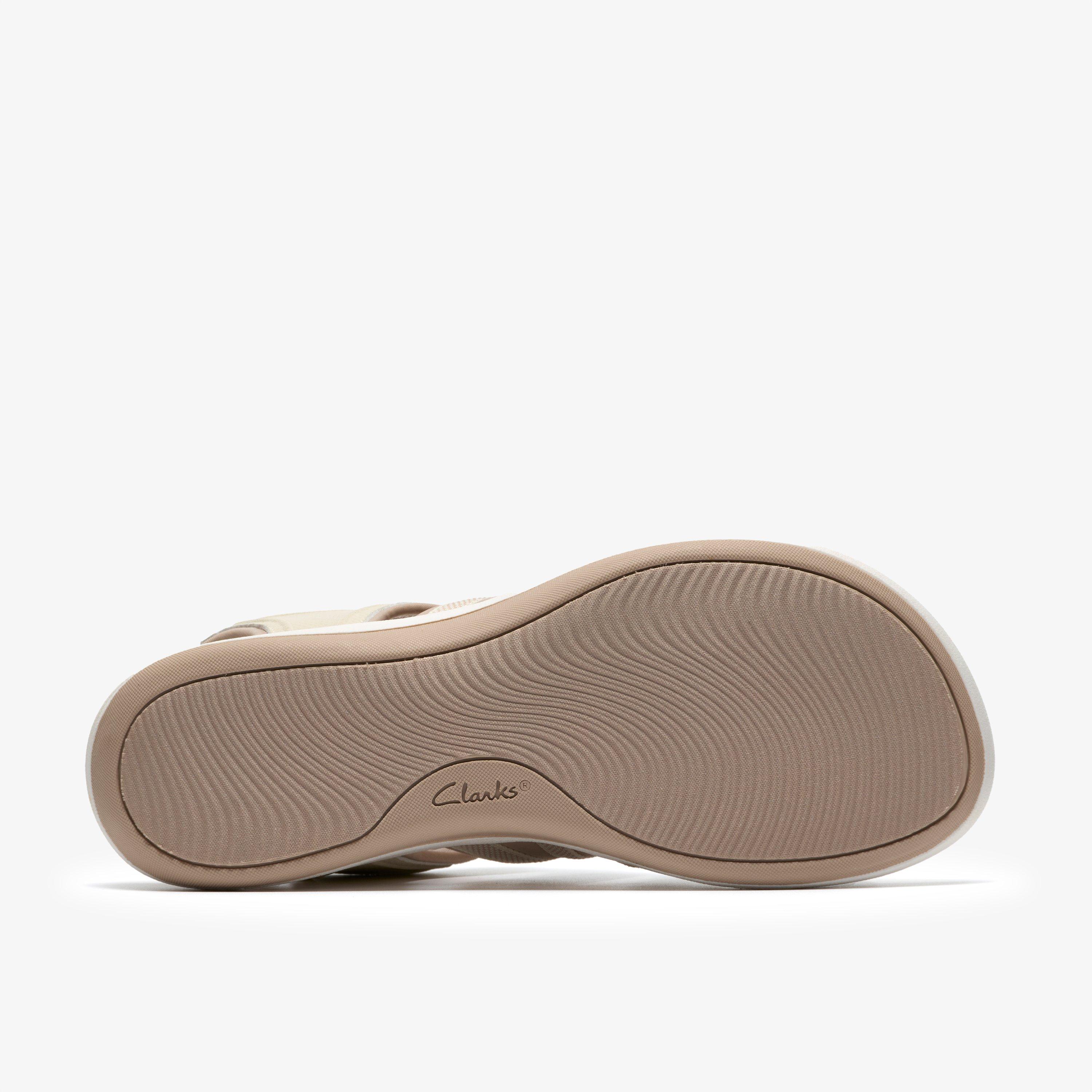 Mira Mabel Cream Flat Sandals, view 3 of 6