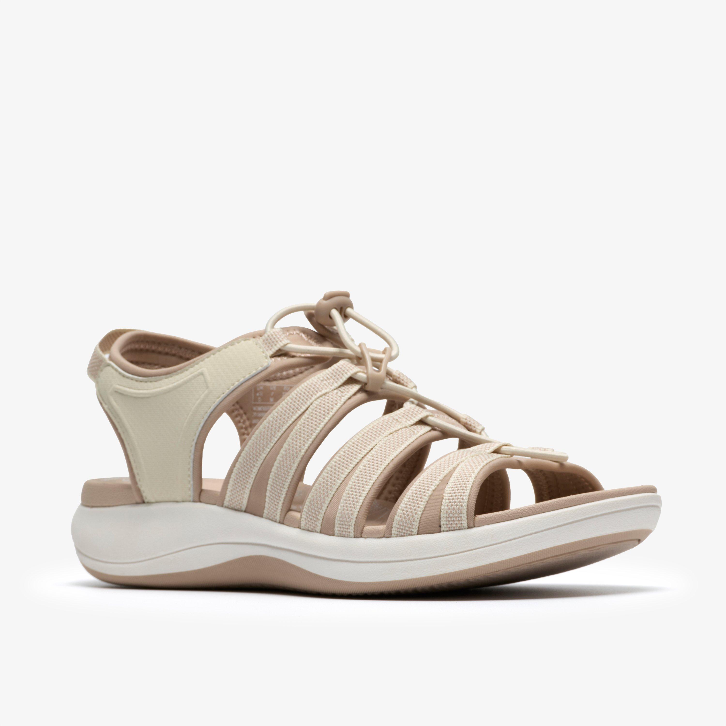 Mira Mabel Cream Flat Sandals, view 4 of 6