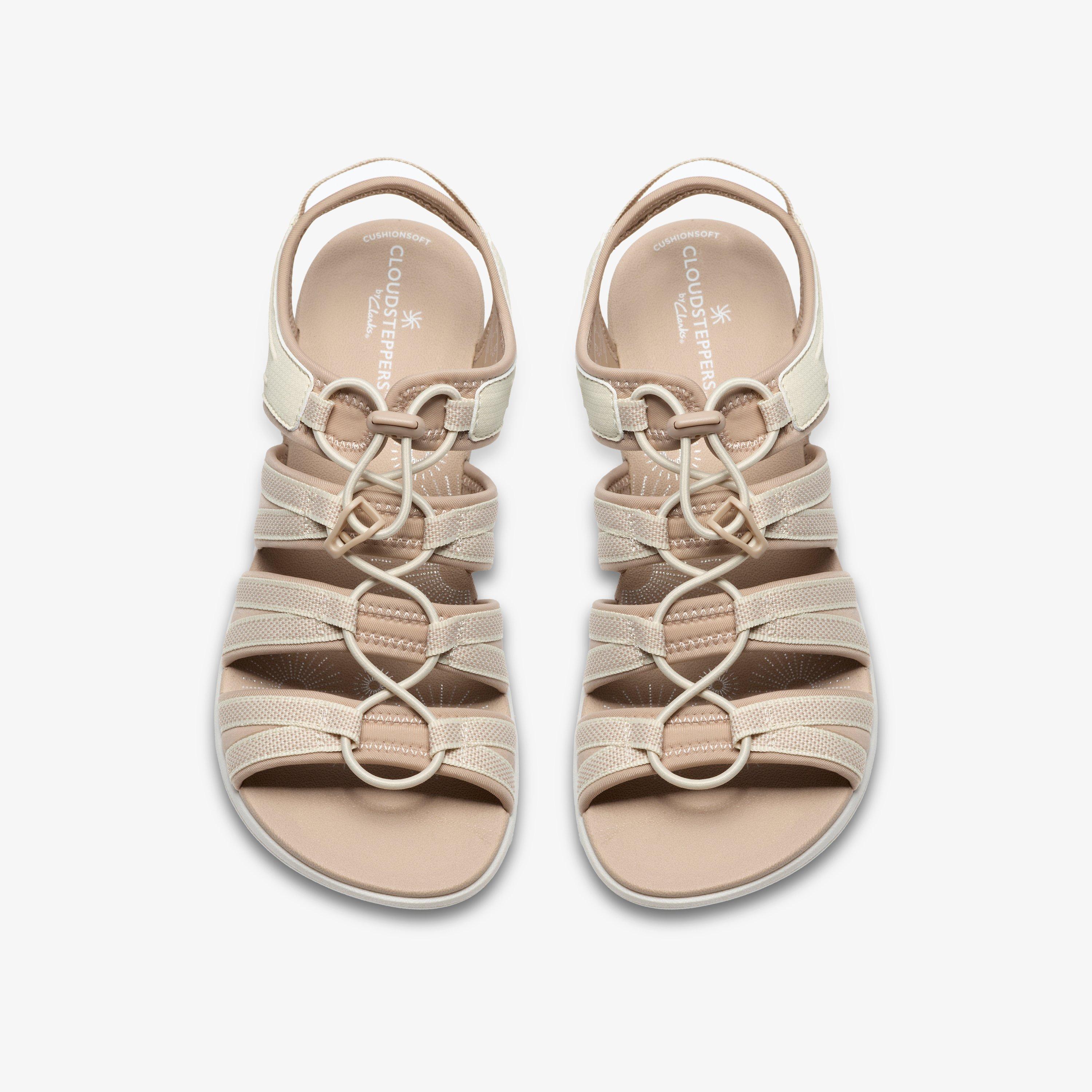 Mira Mabel Cream Flat Sandals, view 6 of 6
