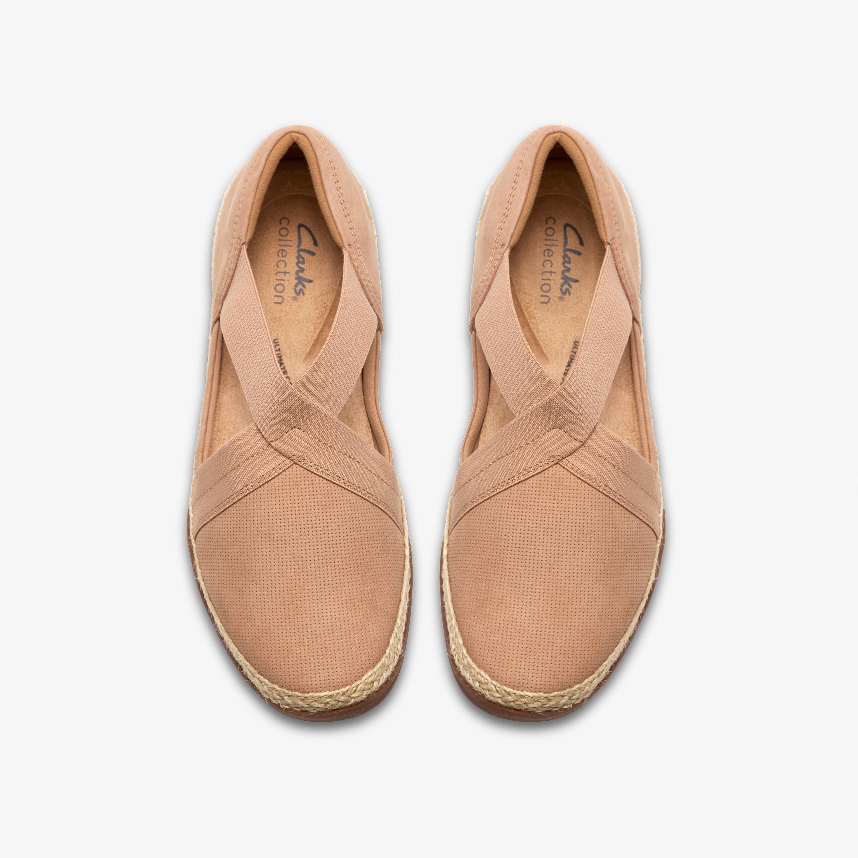 Elaina Dusk Beige Nubuck Slip Ons, view 6 of 6
