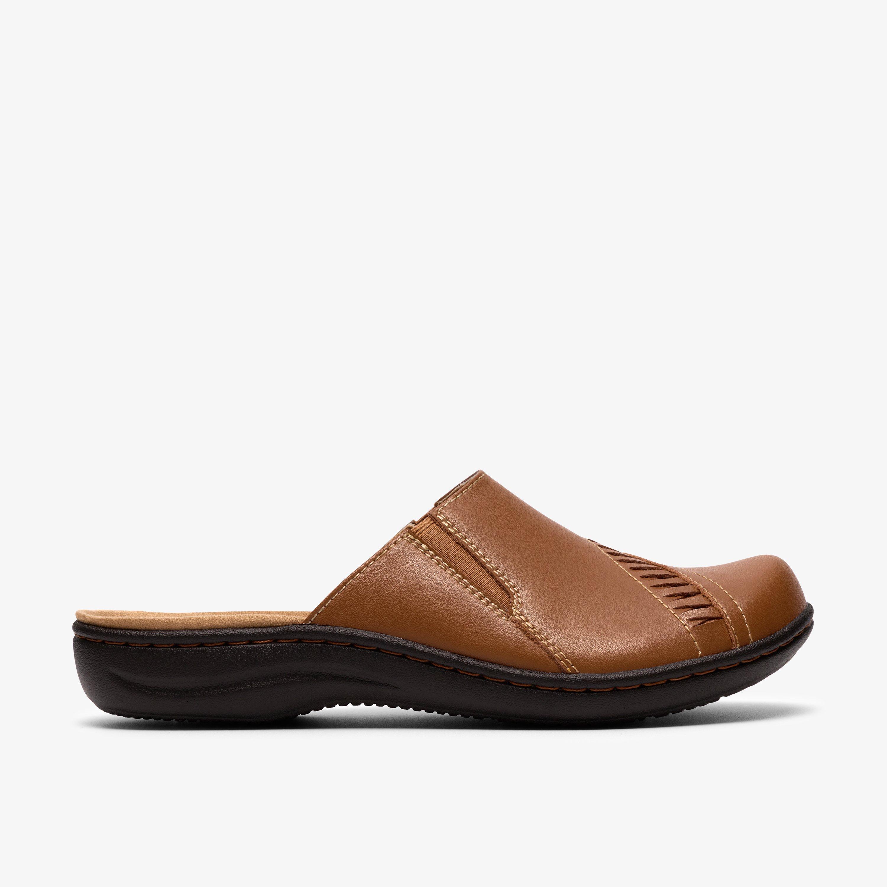 Laurieann Lux Tan Leather Clogs & Mules, view 1 of 6