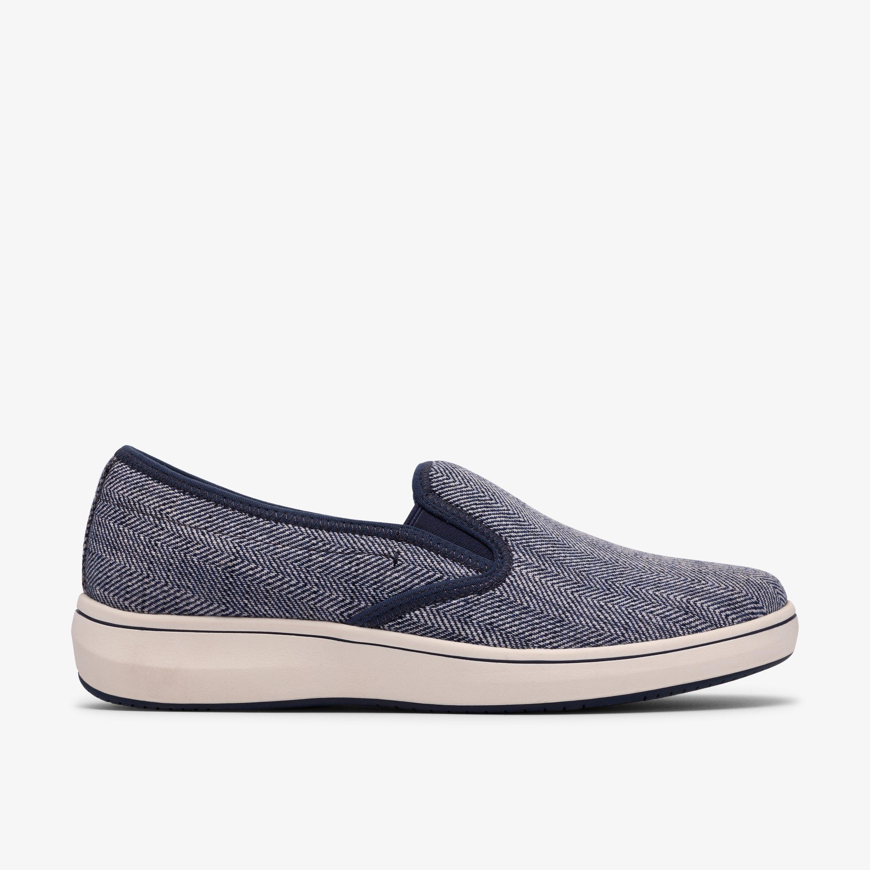 BreezeSky Zoe  Navy Canvas Slip-Ons, view 1 of 6