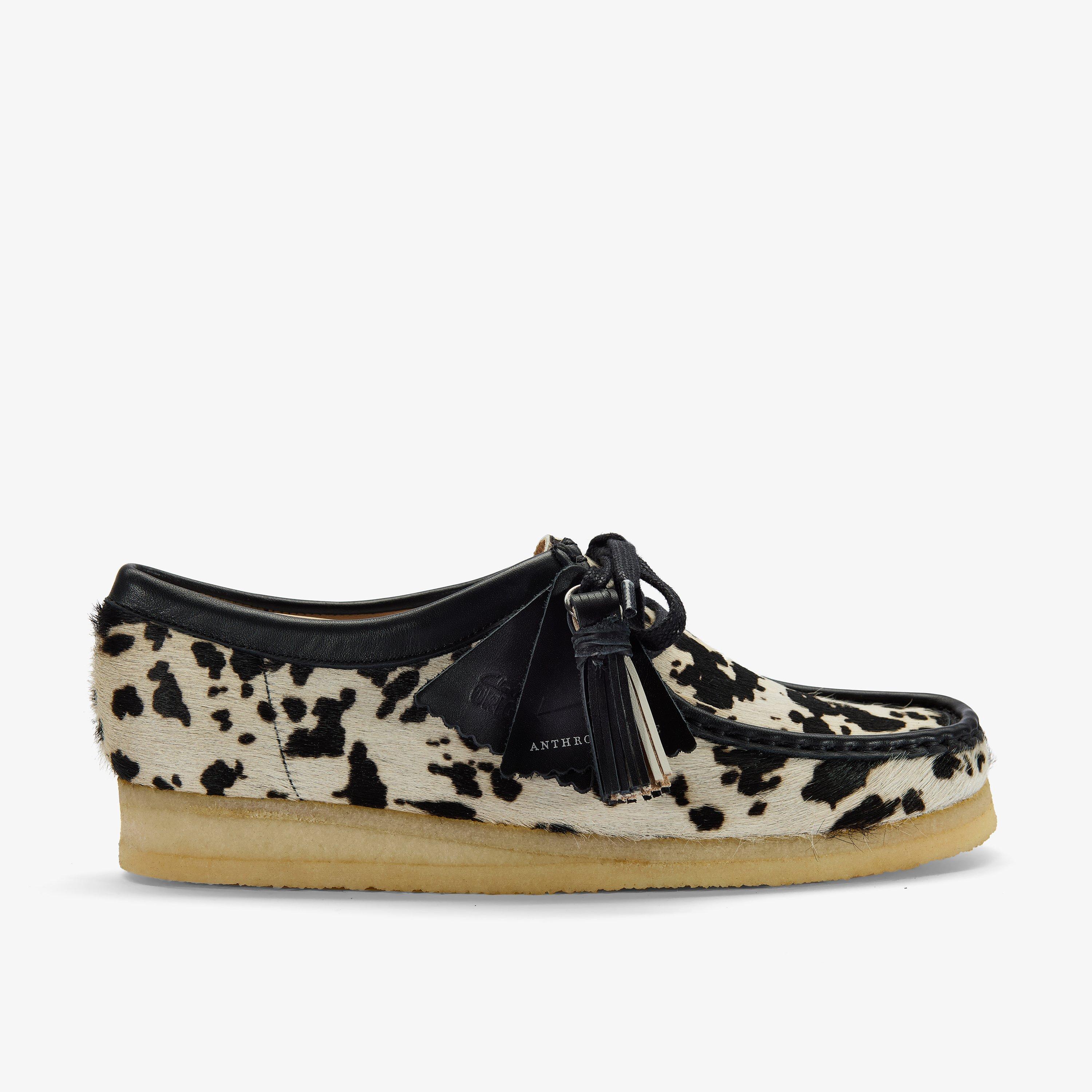 Anthropologie x Wallabee  Black White Print Wallabees, view 1 of 6