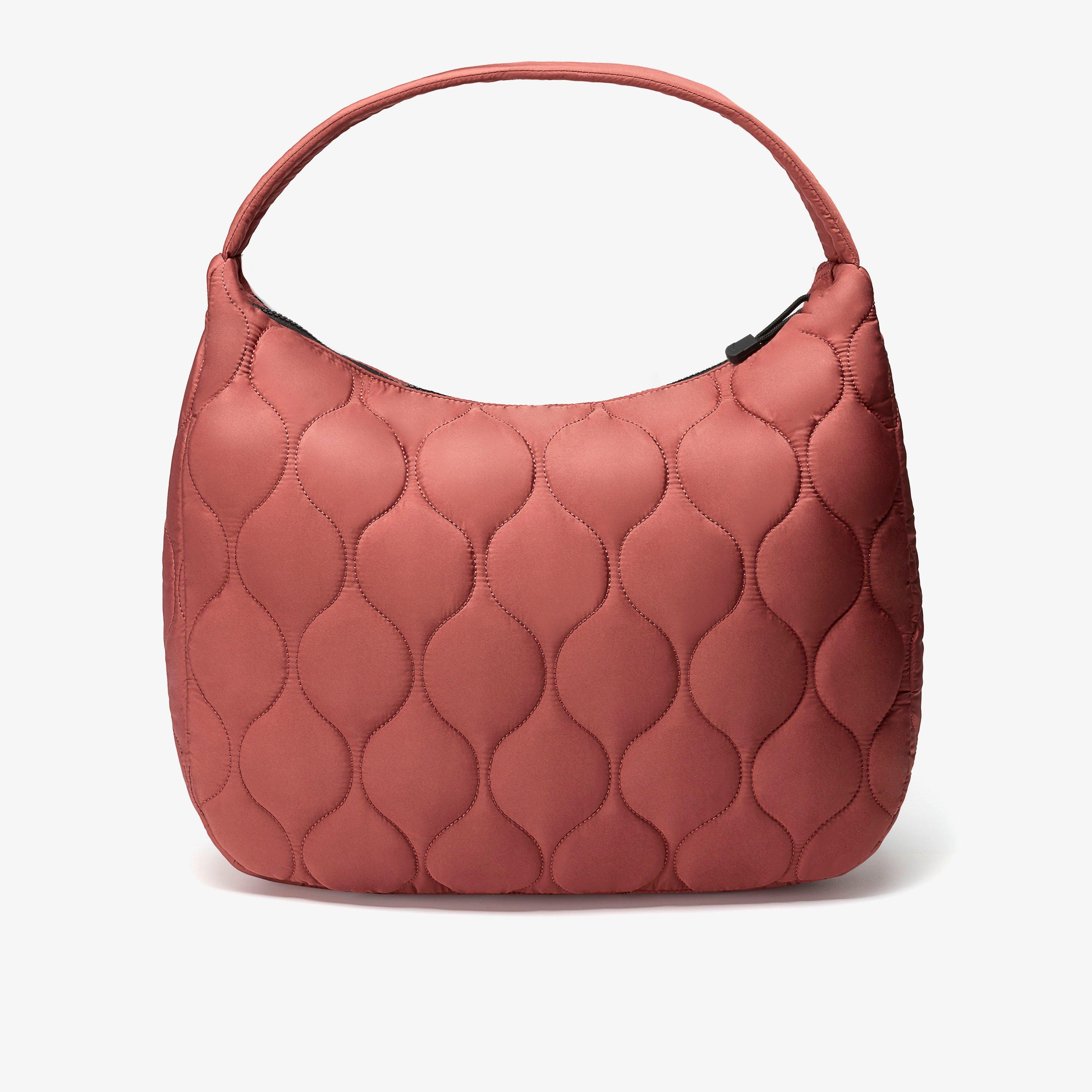 Quilted Tote Bag  — Red