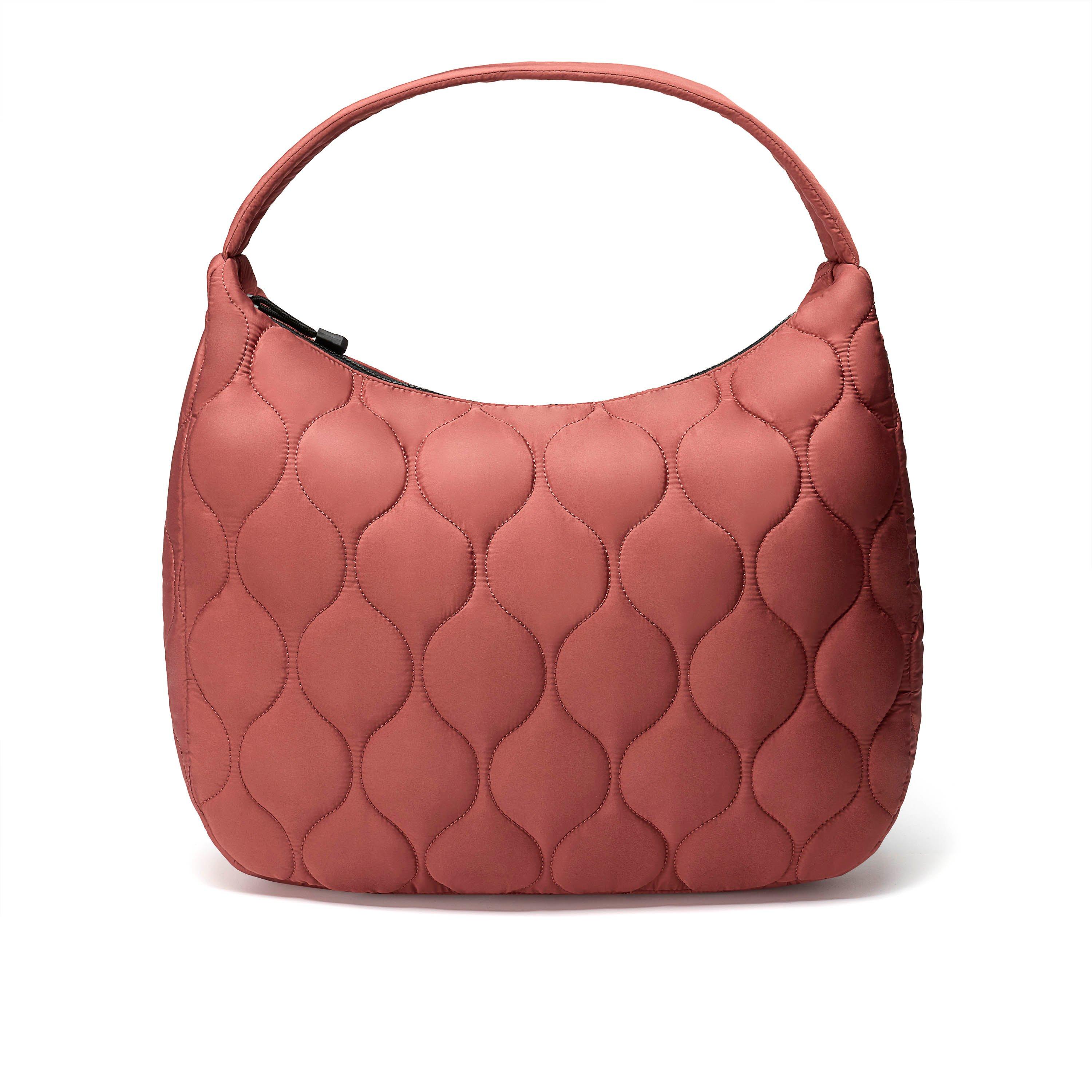 Clarks Red Textile Quilted Tote Standard