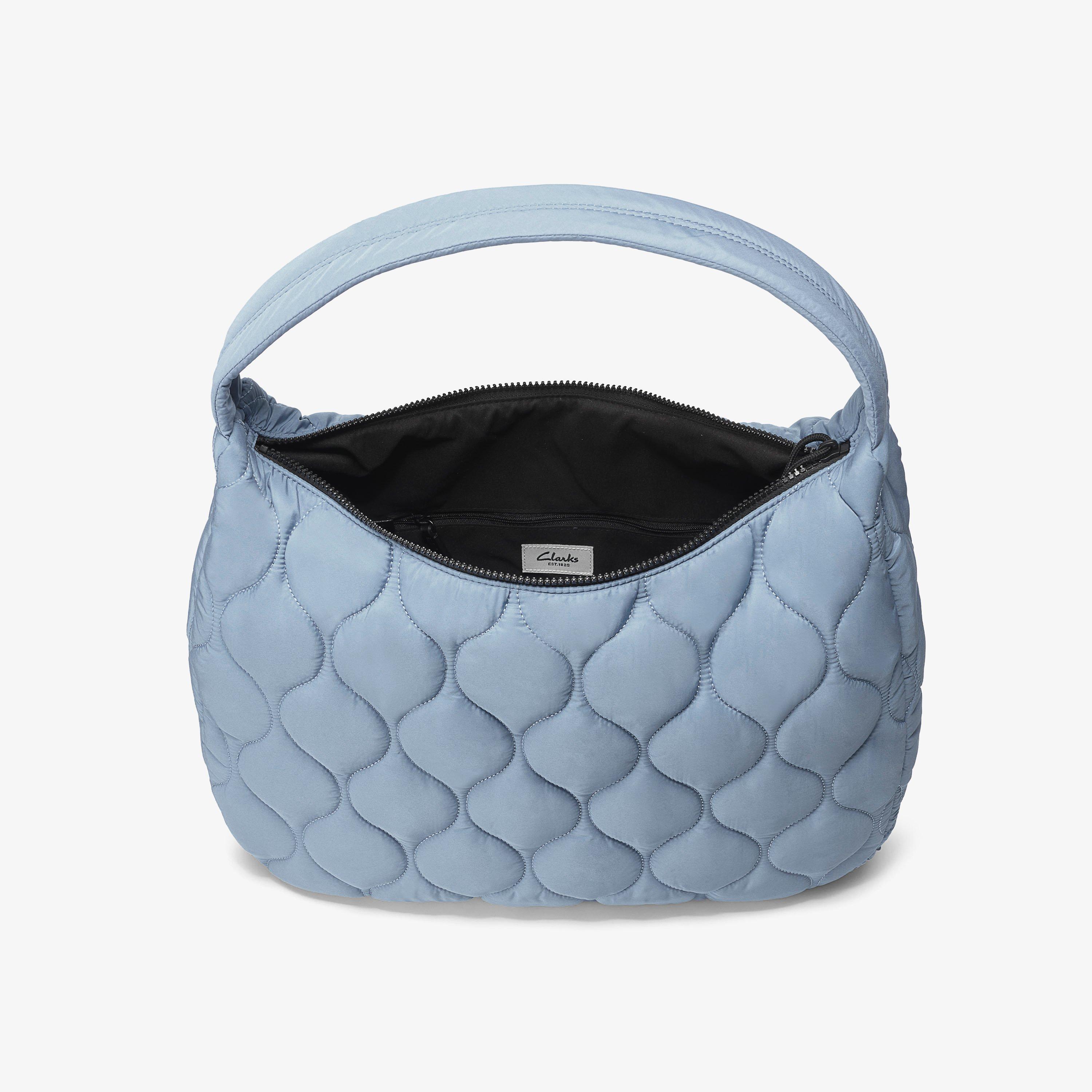 Quilted Tote Bag  — Blue