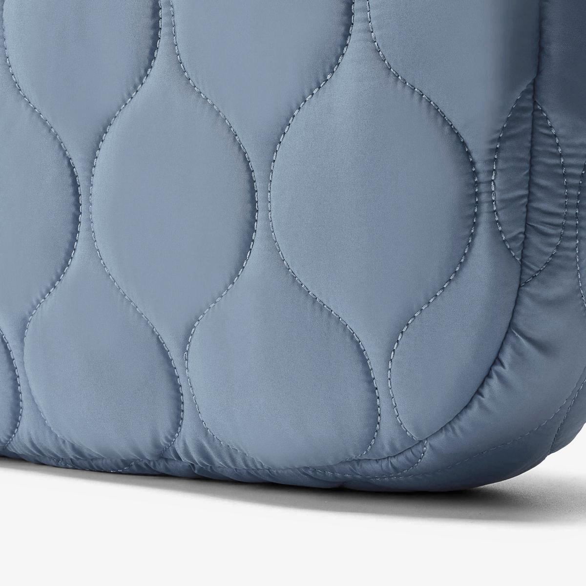 Quilted Tote Bag  — Blue