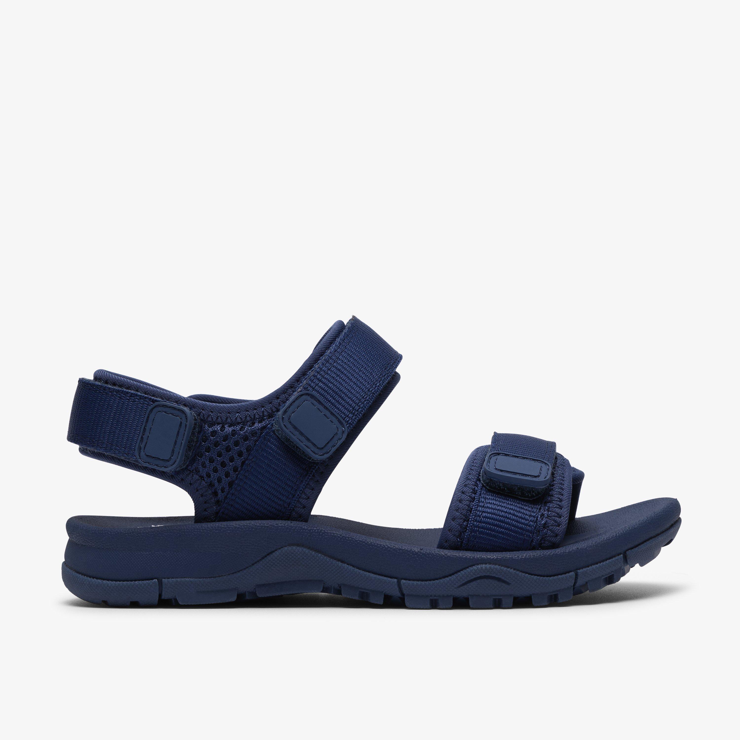 Wharf Tide Kid Blue Flat Sandals Two Part Sandals, view 1 of 6