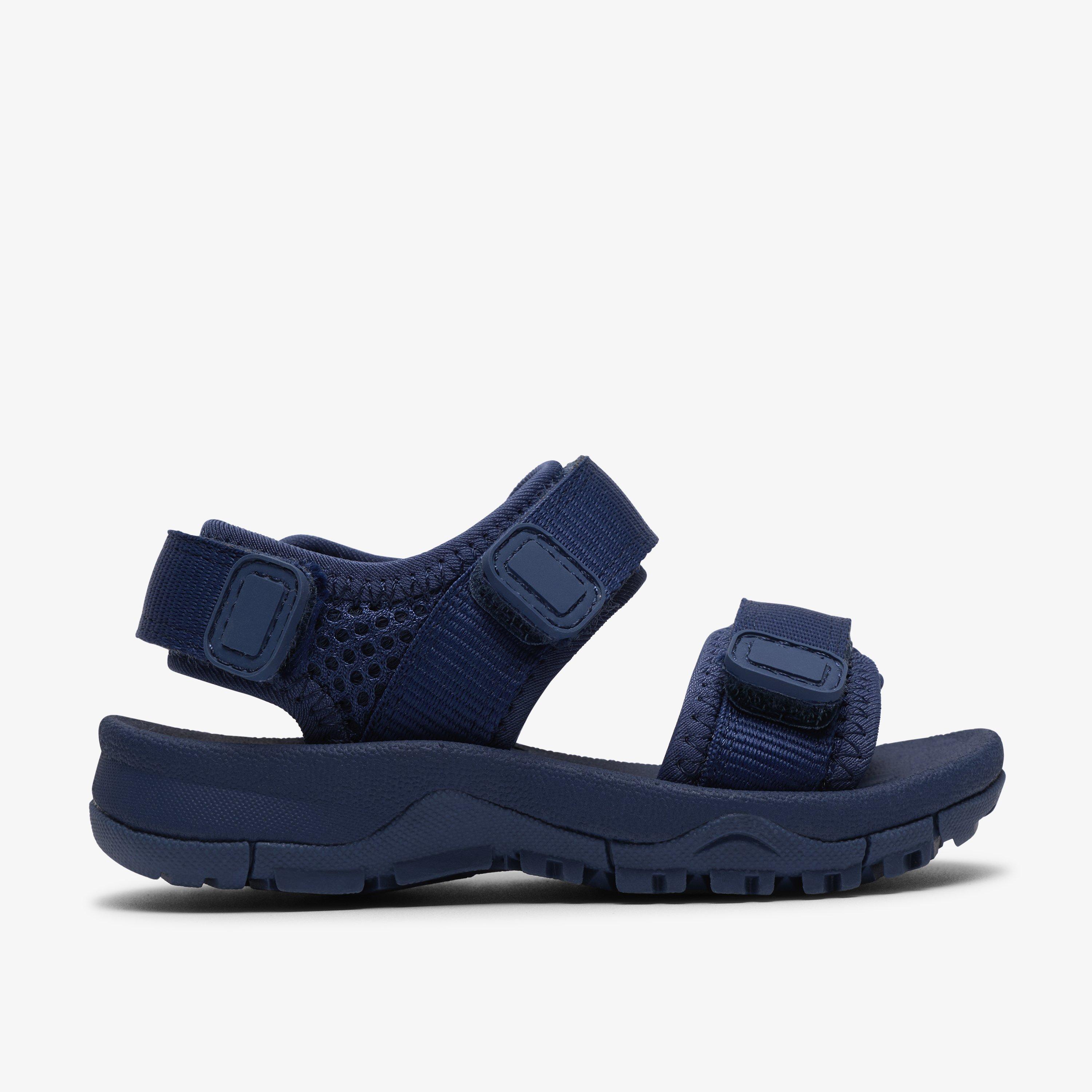 Wharf Tide Toddler Blue Flat Sandals Two Part Sandals, view 1 of 6