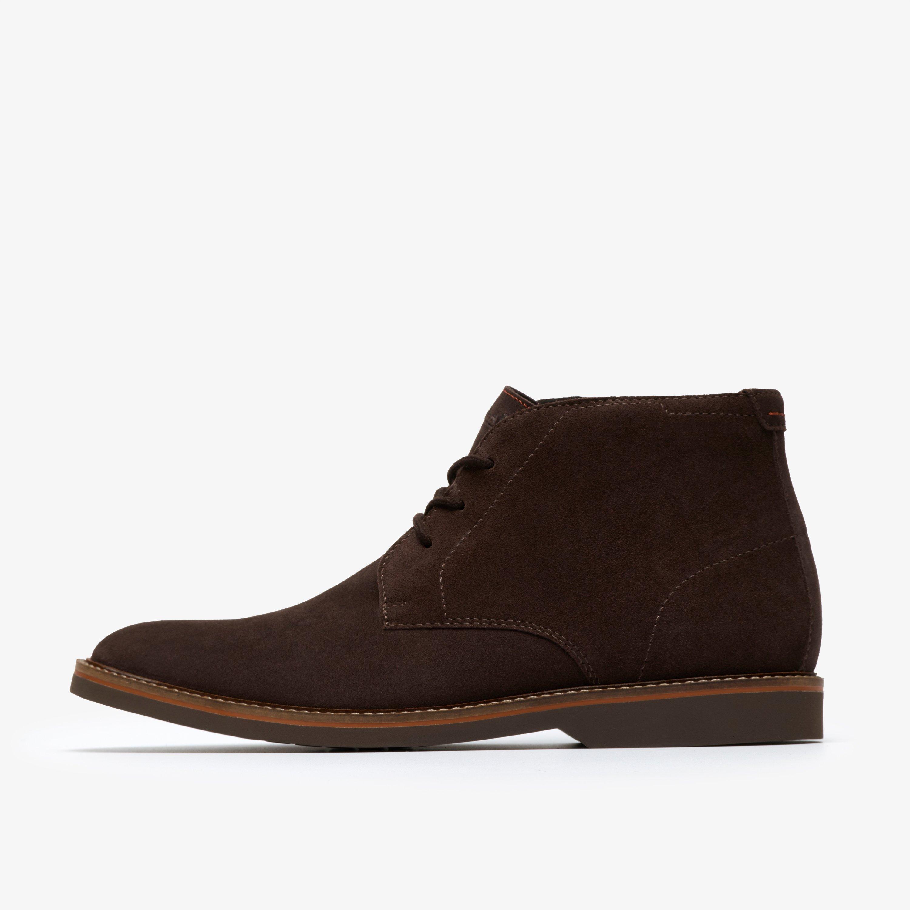 Atticus LT Mid Dark Brown Suede Ankle Boots, view 2 of 6