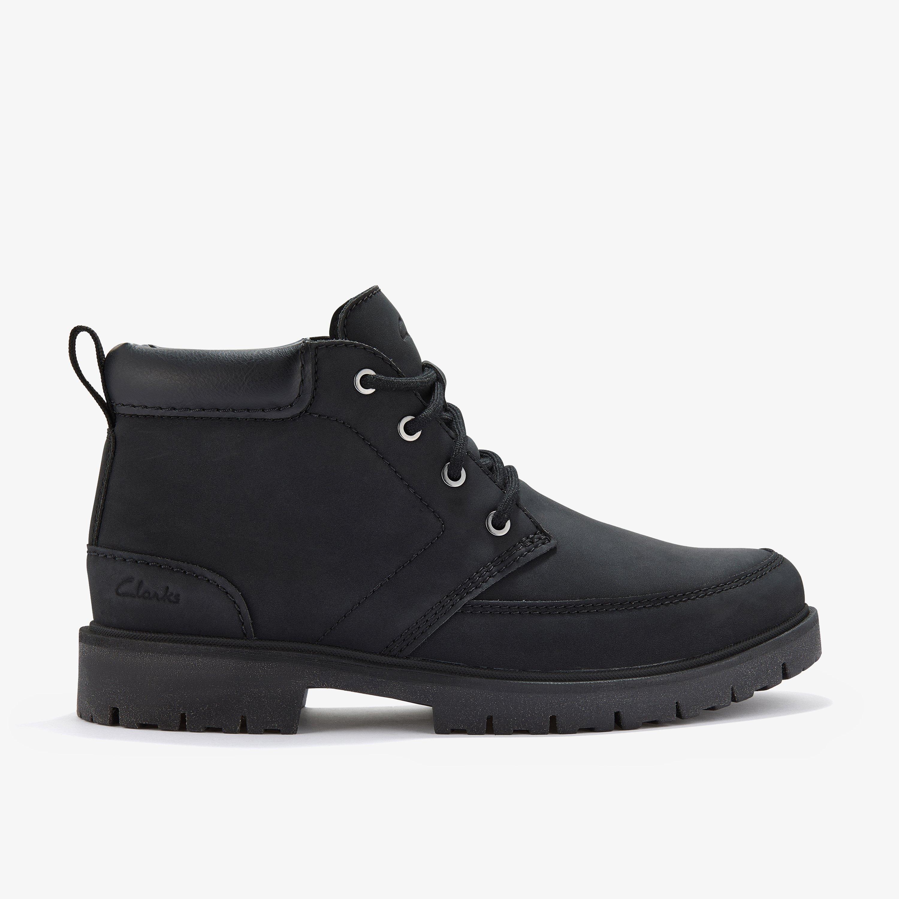 Rossdale Mid Black Ankle Boots, view 1 of 6