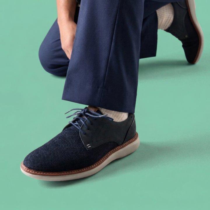 Brantin Plain Navy Knit