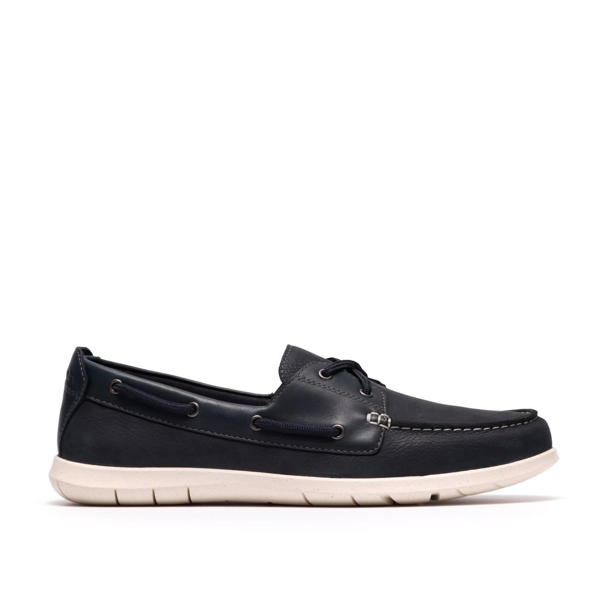 Clarks Mens Flexway 2 Eye Slip-Ons,Boat Shoes