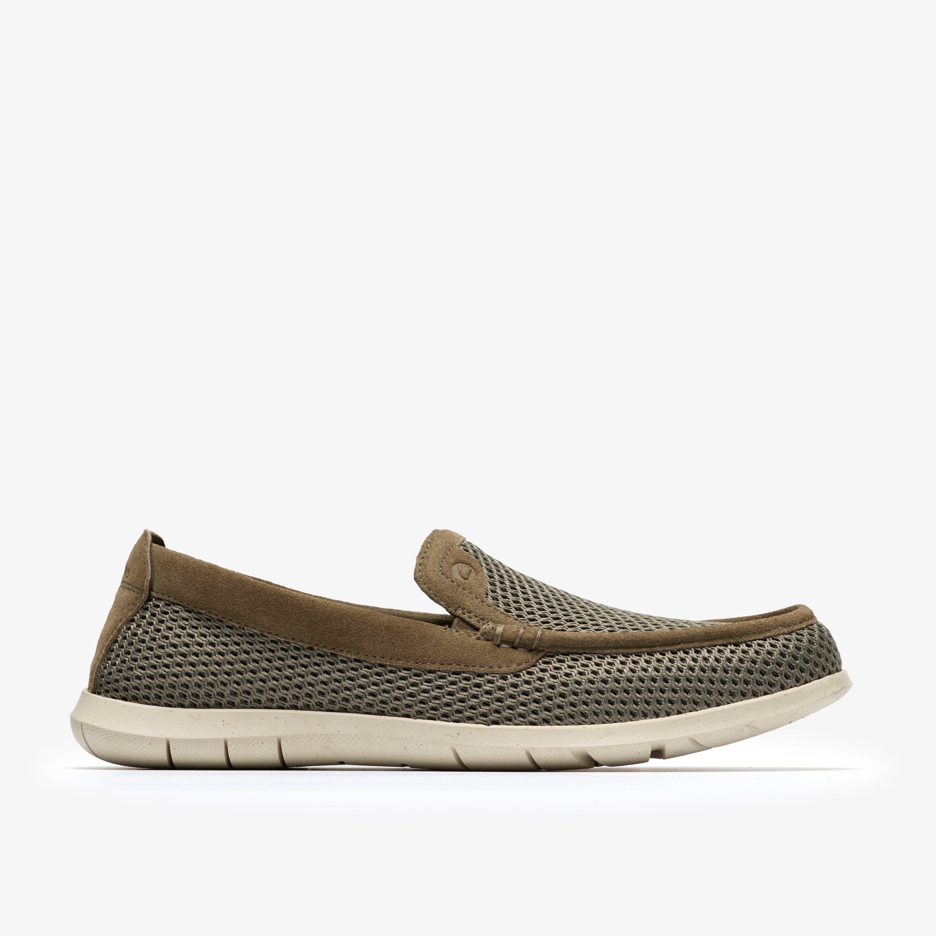 Flexway Step Olive Knit Slip-Ons, view 1 of 6