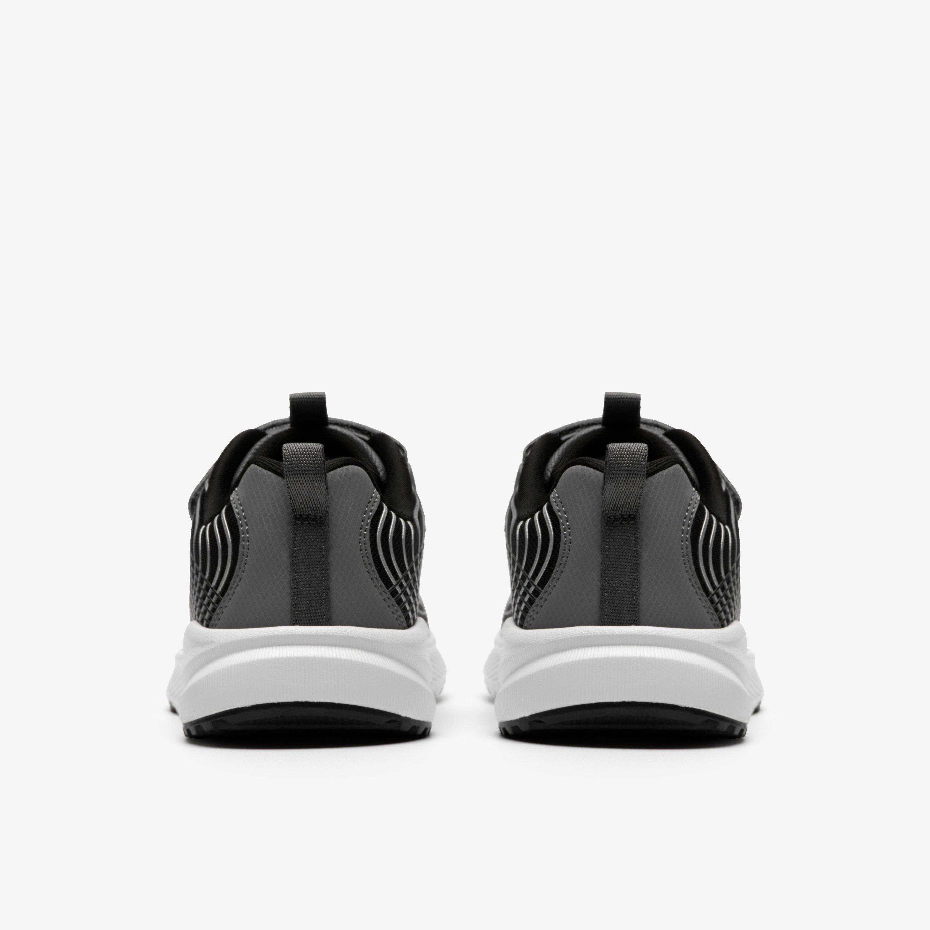 Deyes Dash Kid Black/Grey Trainers, view 5 of 6