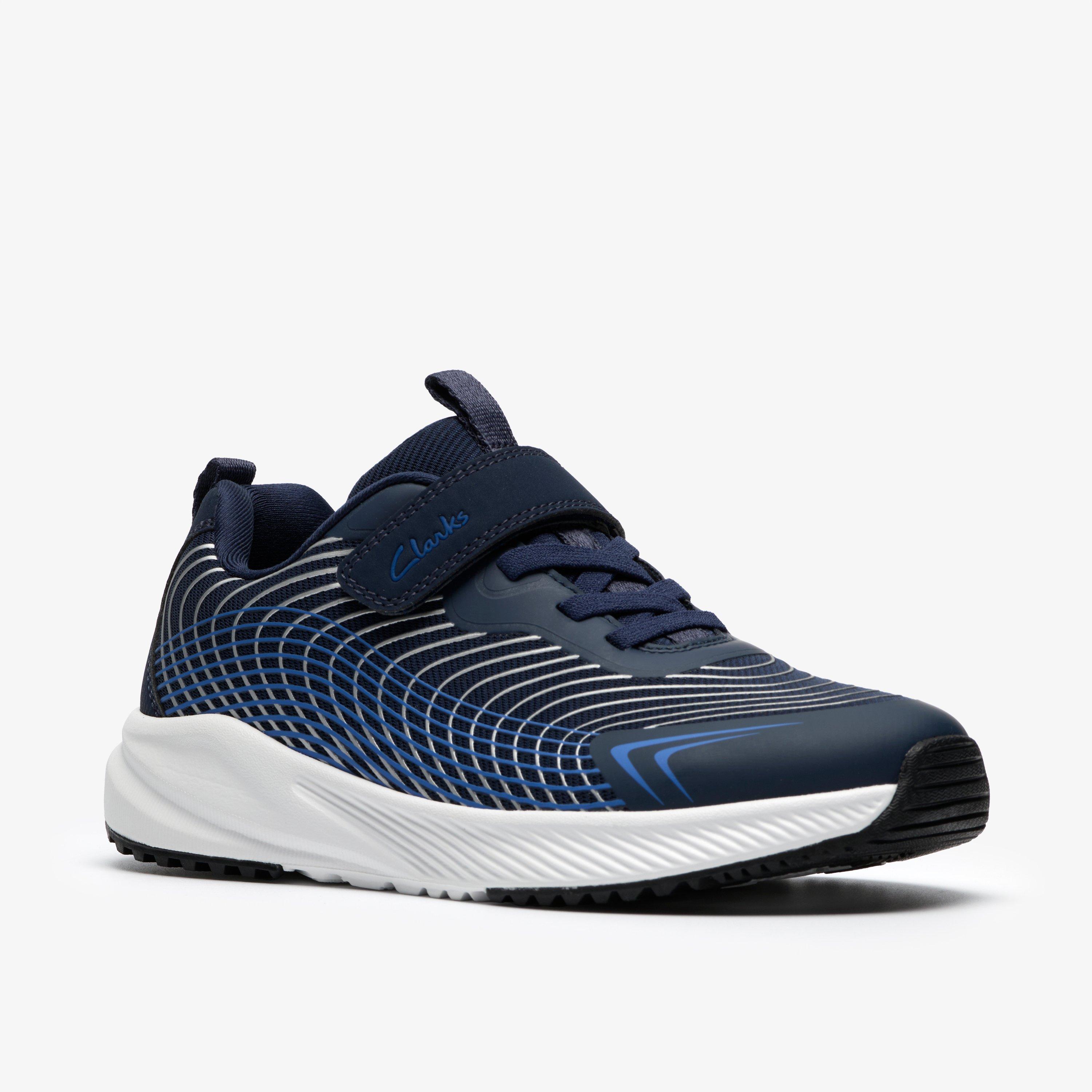 Deyes Dash Kid Navy/Blue Trainers, view 4 of 6