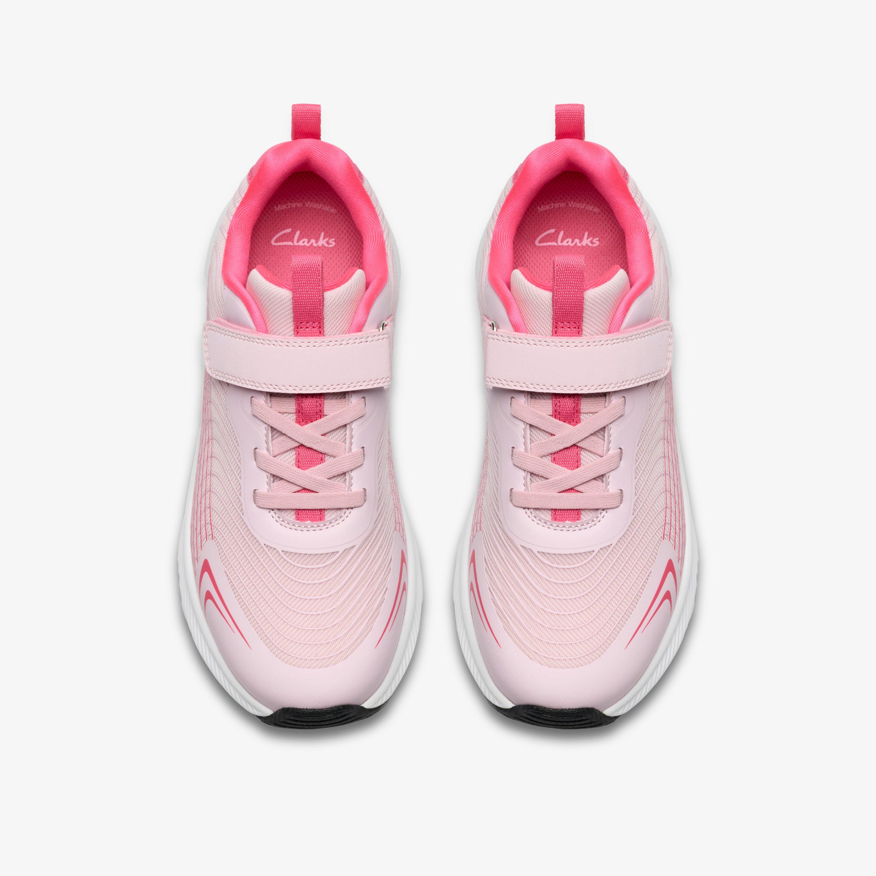 Deyes Dash Youth Pink Combination Trainers, view 6 of 6