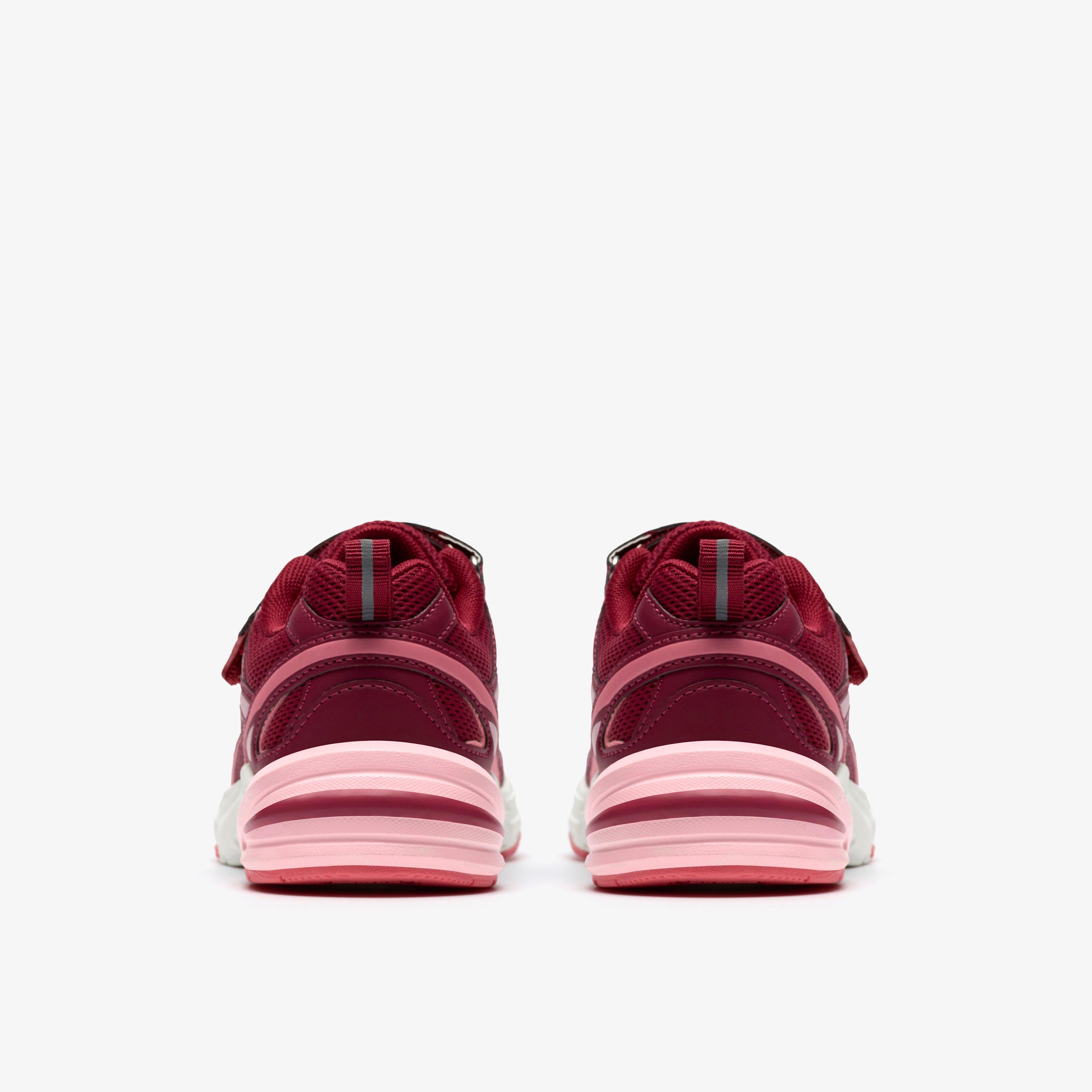 Crafton Move Kid Pink Combination Synthetic Trainers, view 5 of 6