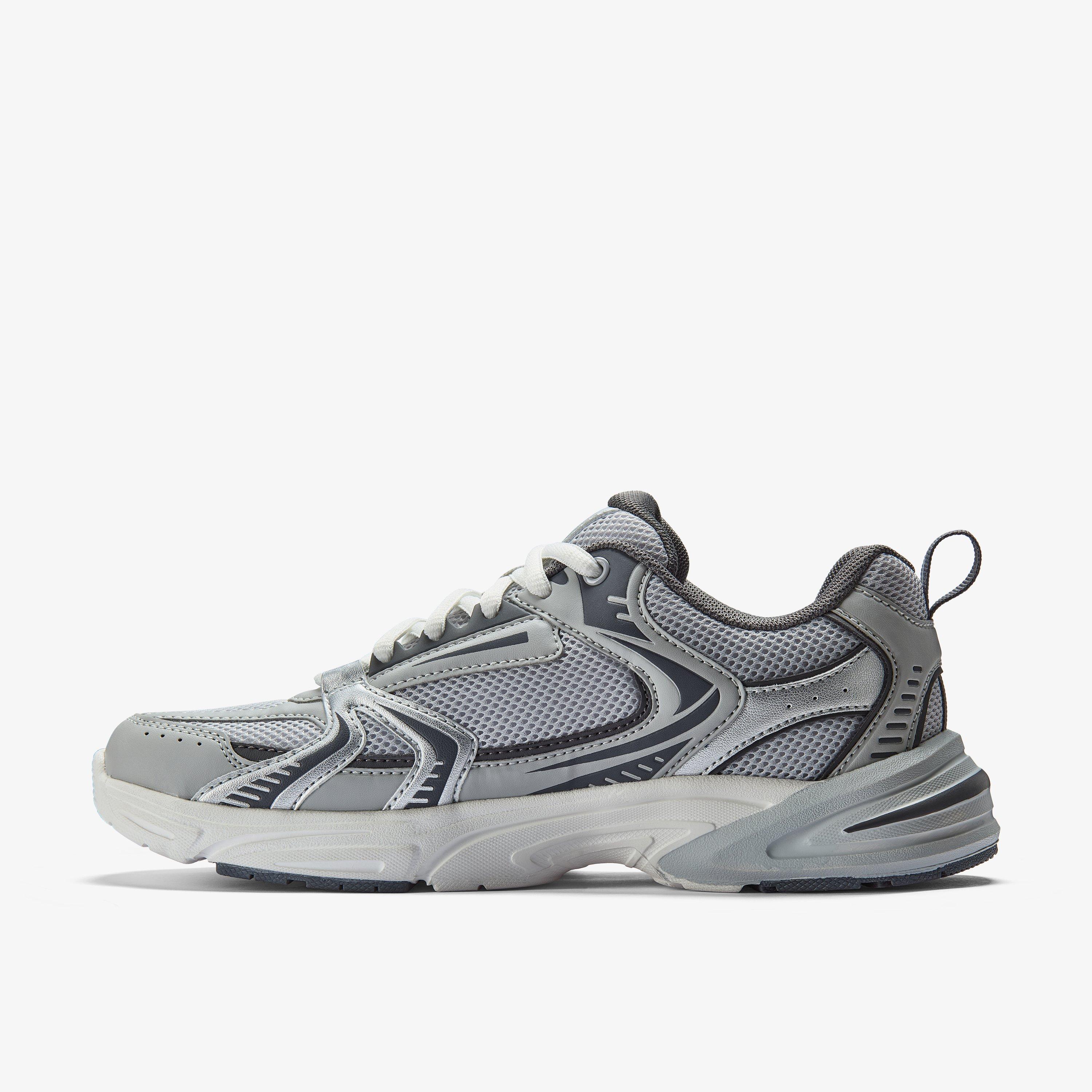 Crafton Move Older Grey Combination Trainers, view 2 of 6
