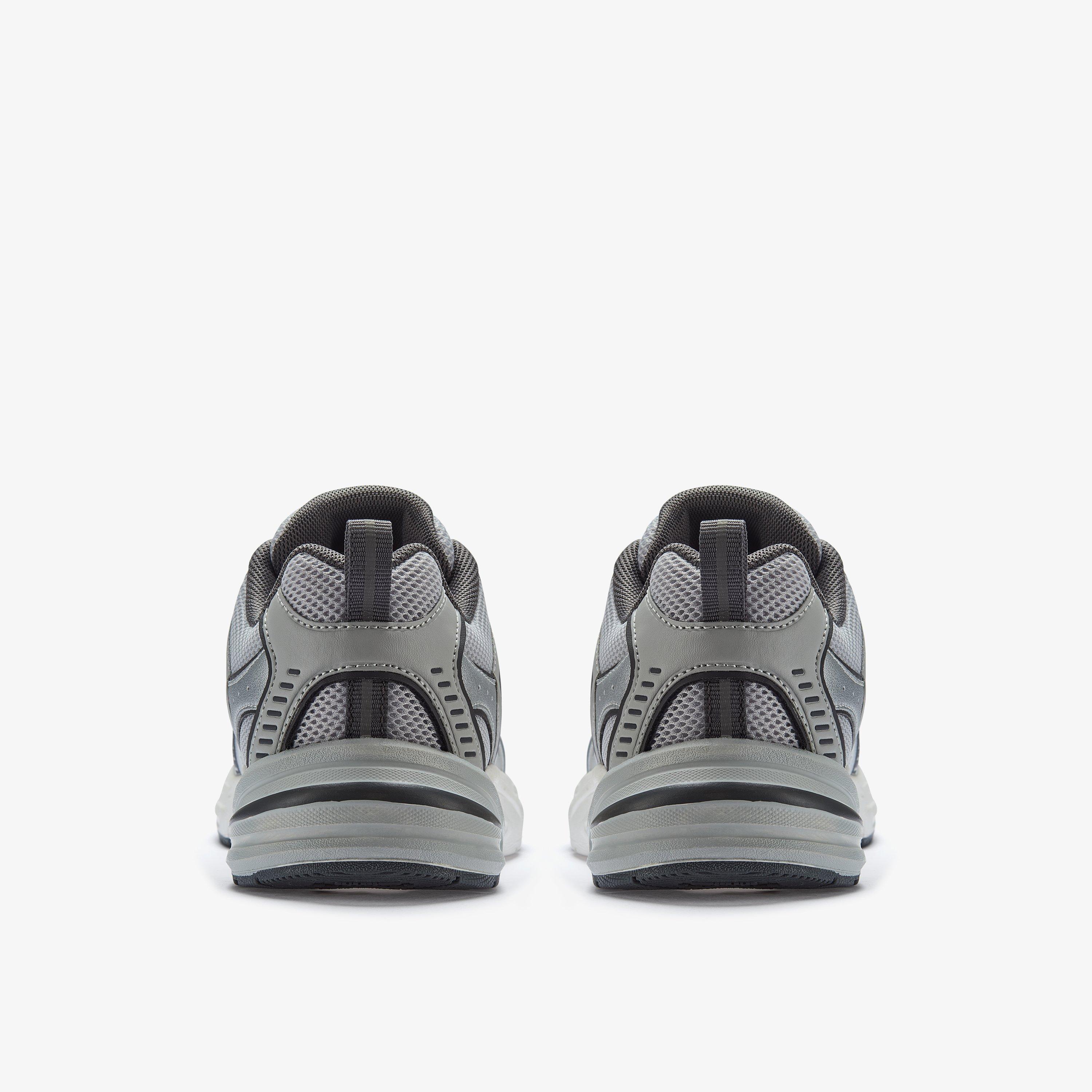 Crafton Move Older Grey Combination Trainers, view 4 of 6
