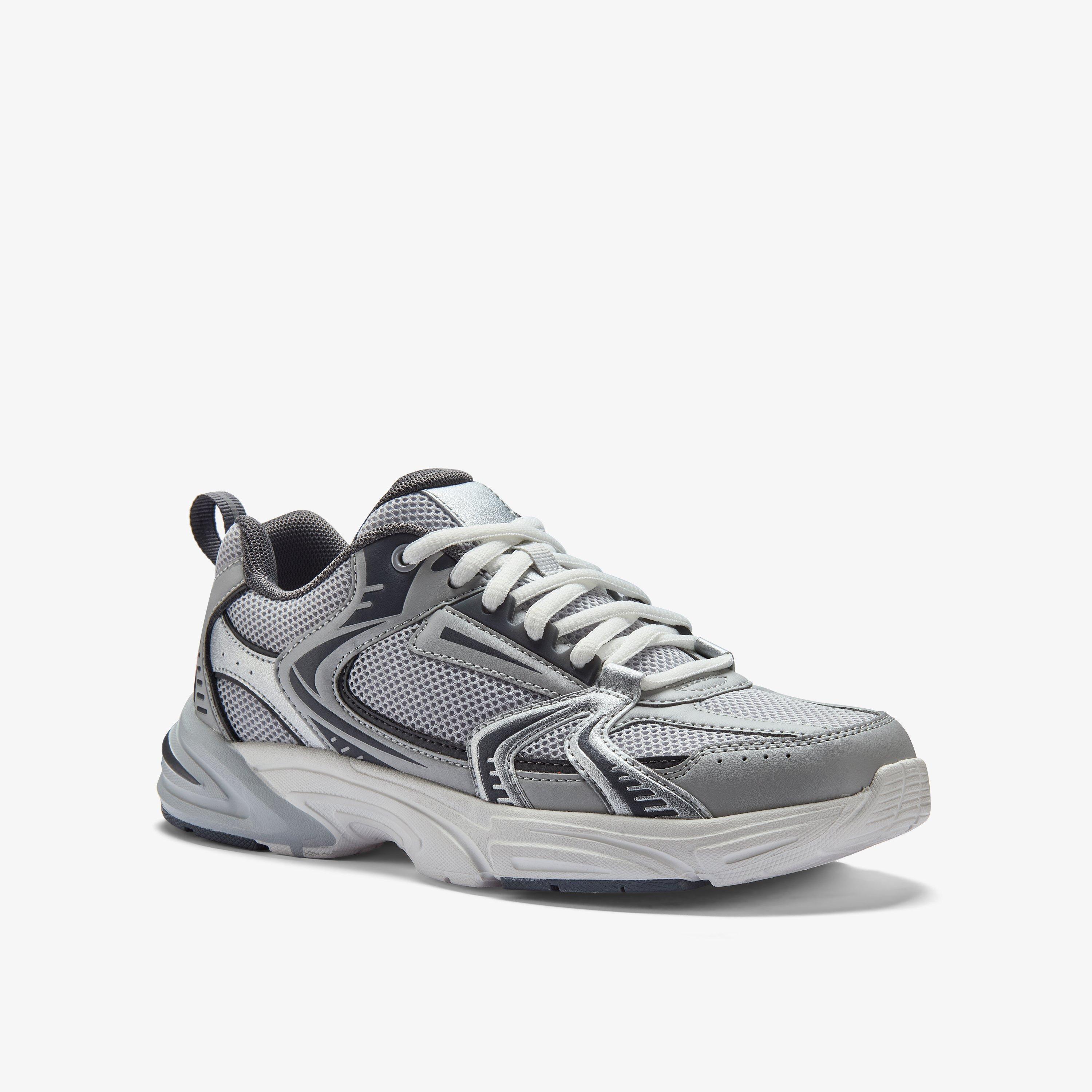 Crafton Move Older Grey Combination Trainers, view 5 of 6